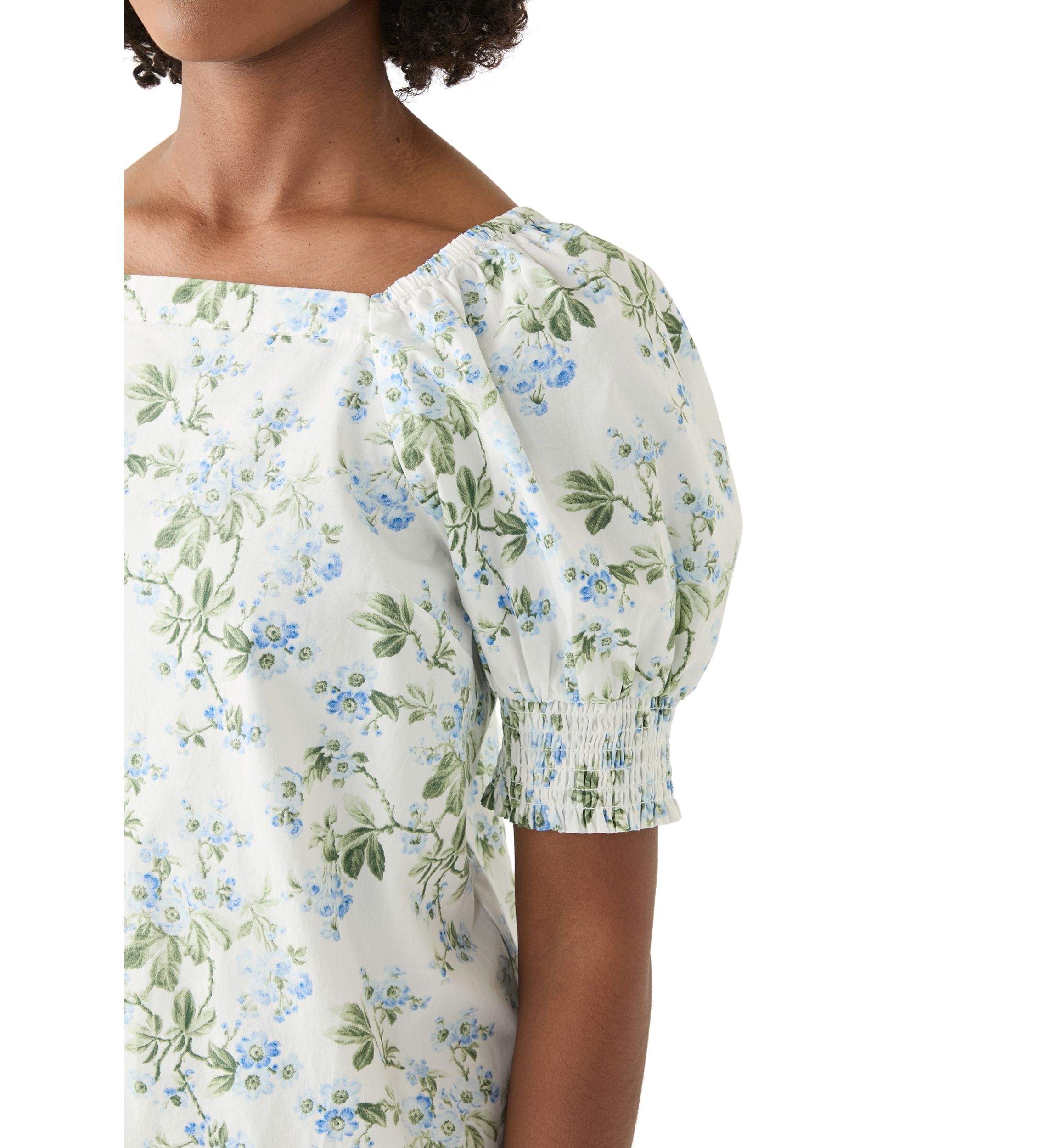 Womens Floral Printed Shift Dress