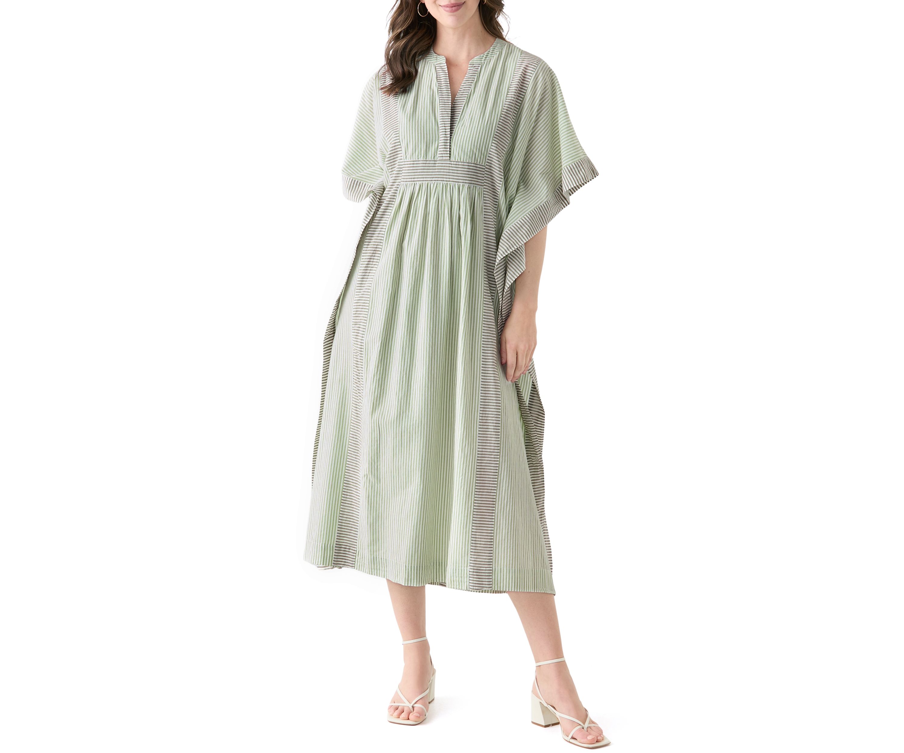 Womens Dolman Kaftan Dress