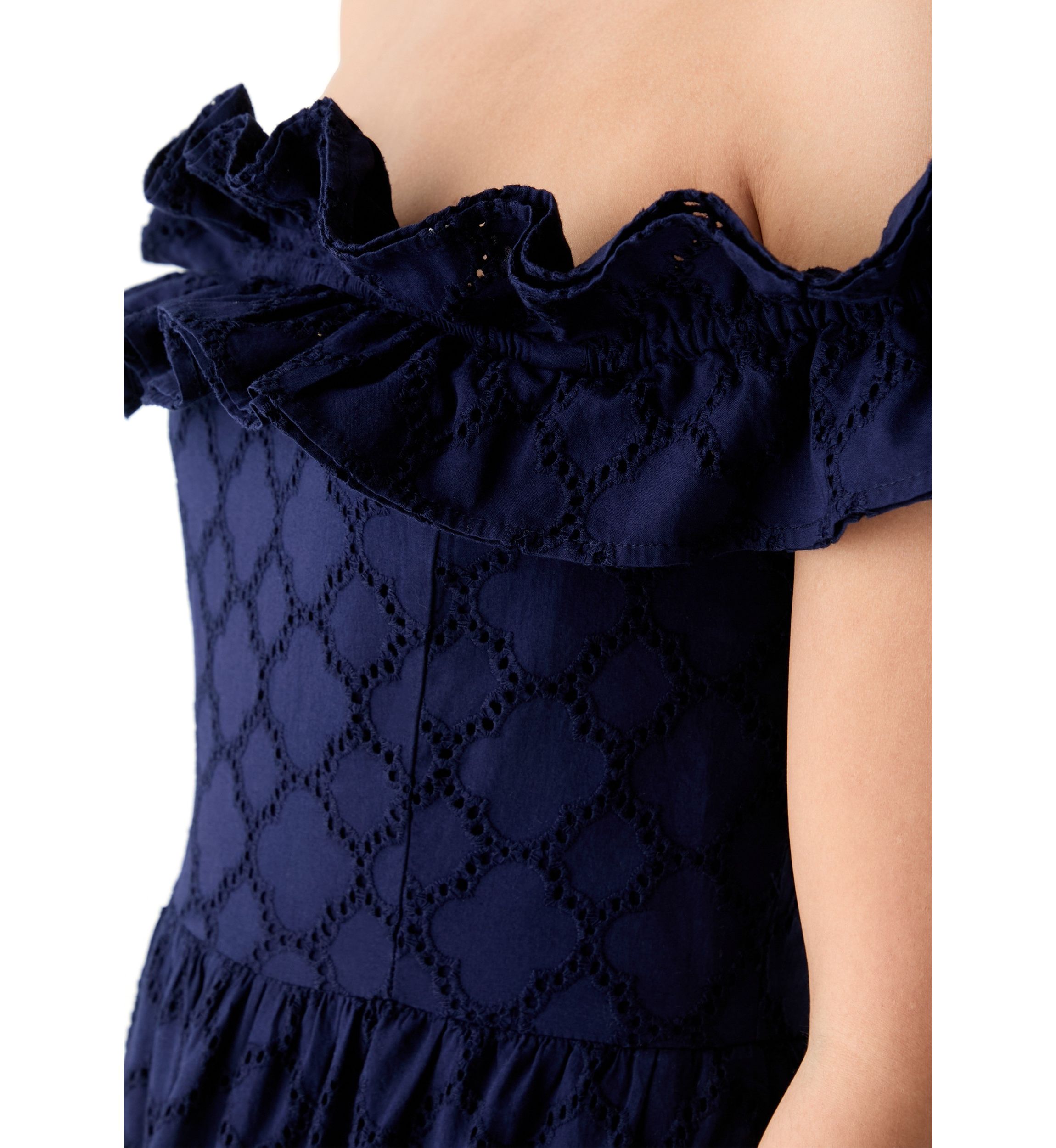 Womens Off the Shoulder Midi Dress