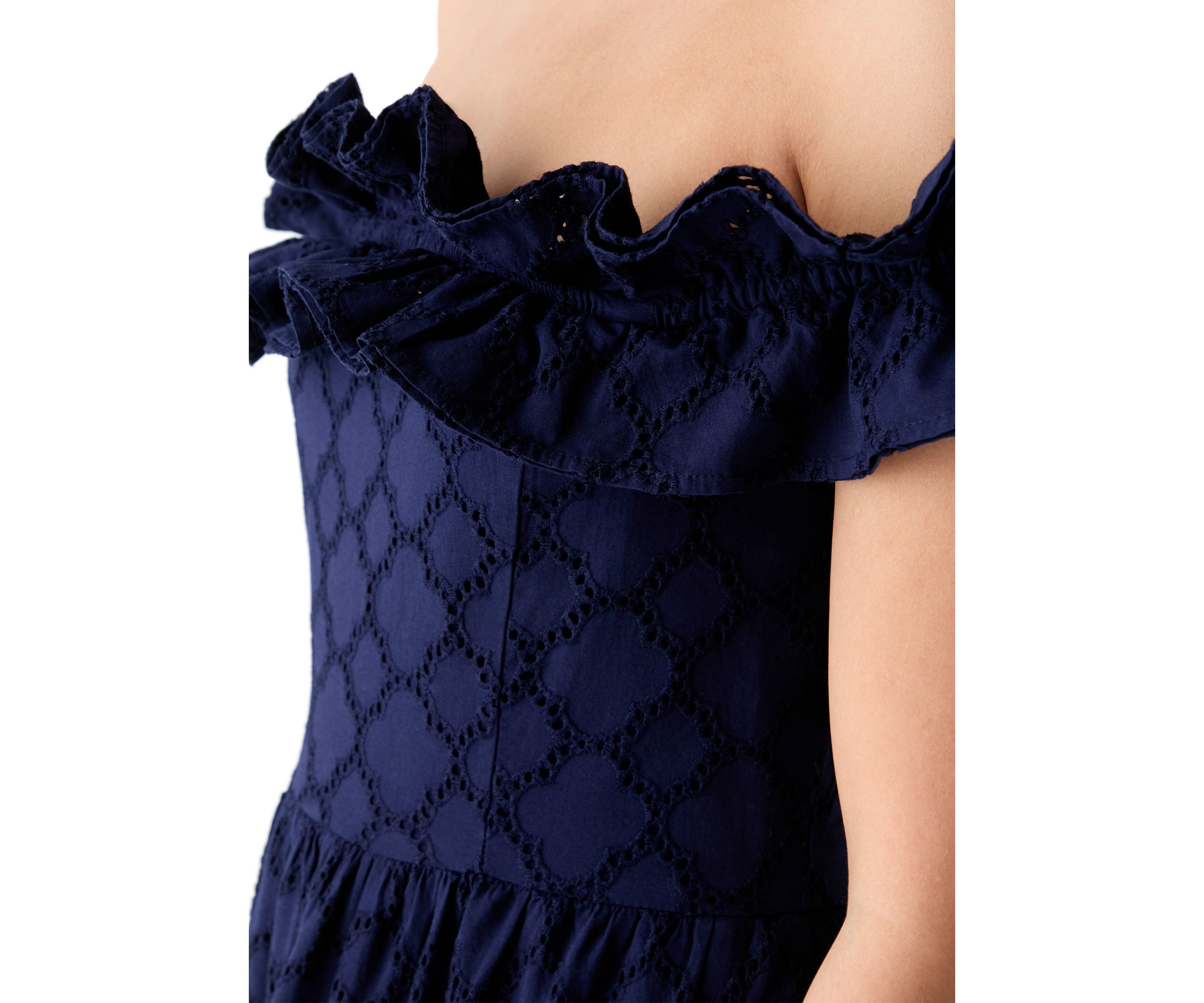 Womens Off the Shoulder Midi Dress
