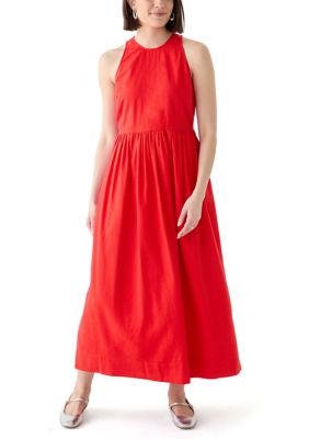 Crown & Ivy Women's Sleeveless Linen Blend Tank Dress