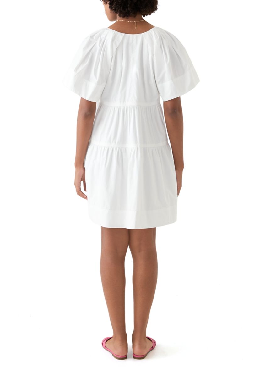 Womens Pleated Shoulder Dress