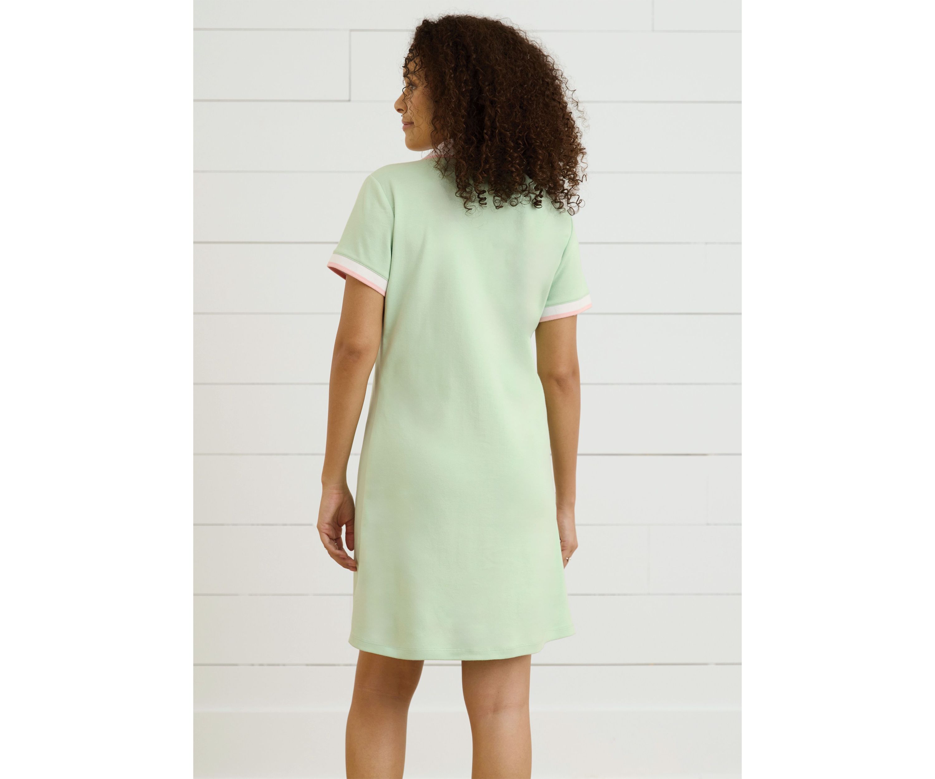 Sewing Down South x Crown & Ivy™ Marion Short Sleeve Polo Dress