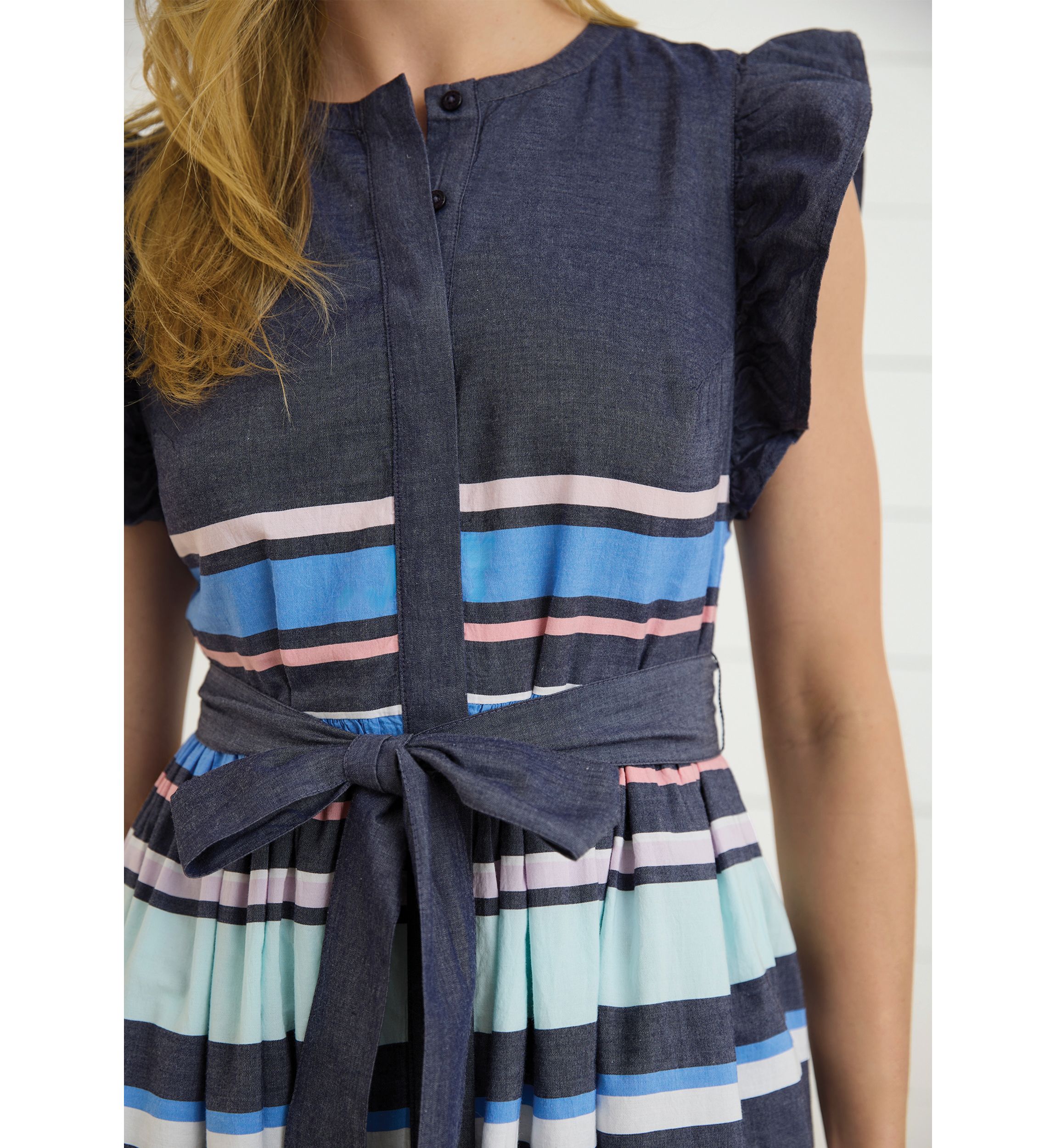 Sewing Down South x Crown & Ivy™ Wright Short Sleeve Maxi Dress with Sash
