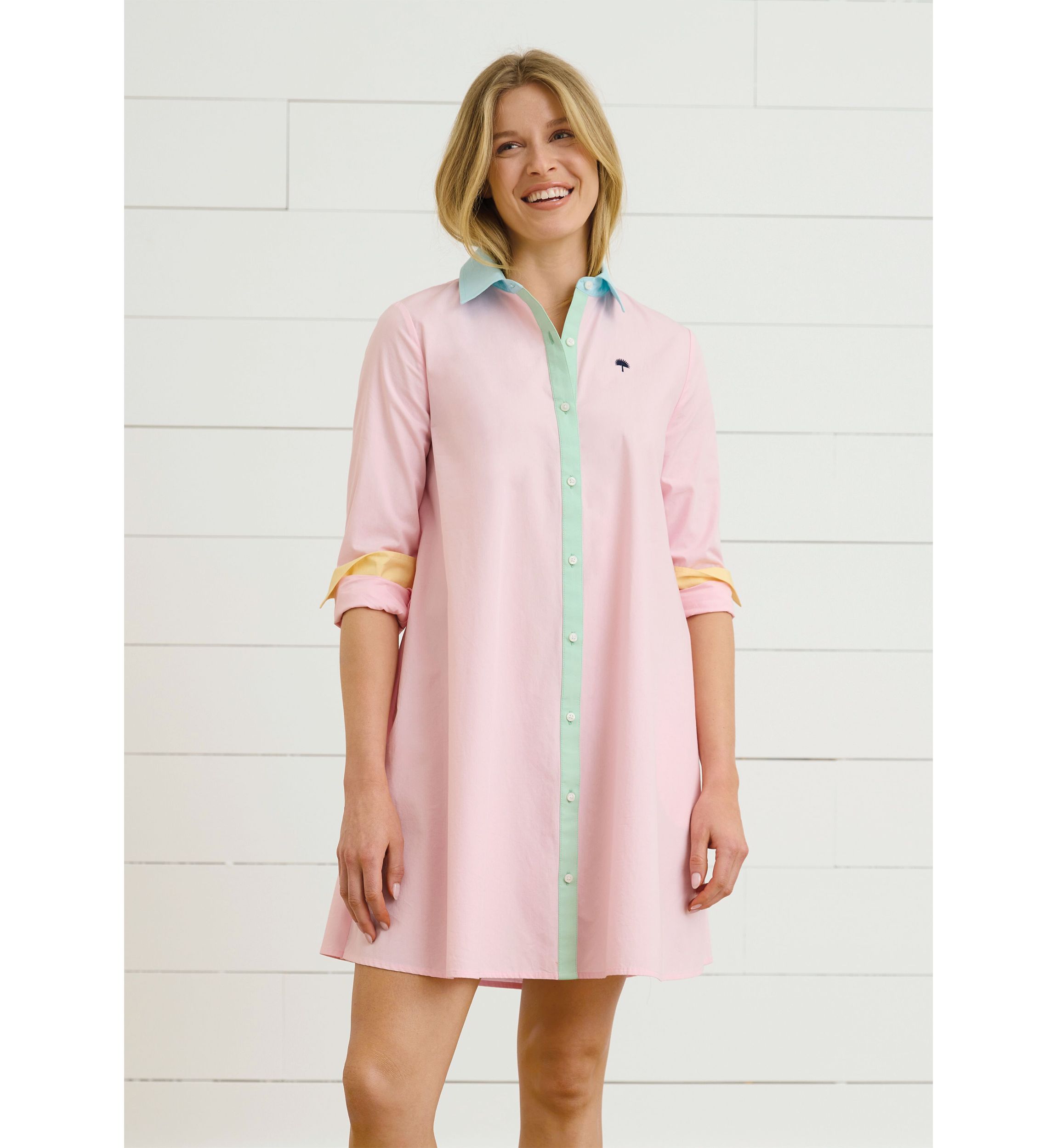 Sewing Down South x Crown & Ivy™ Murray Long Sleeve Shirtdress