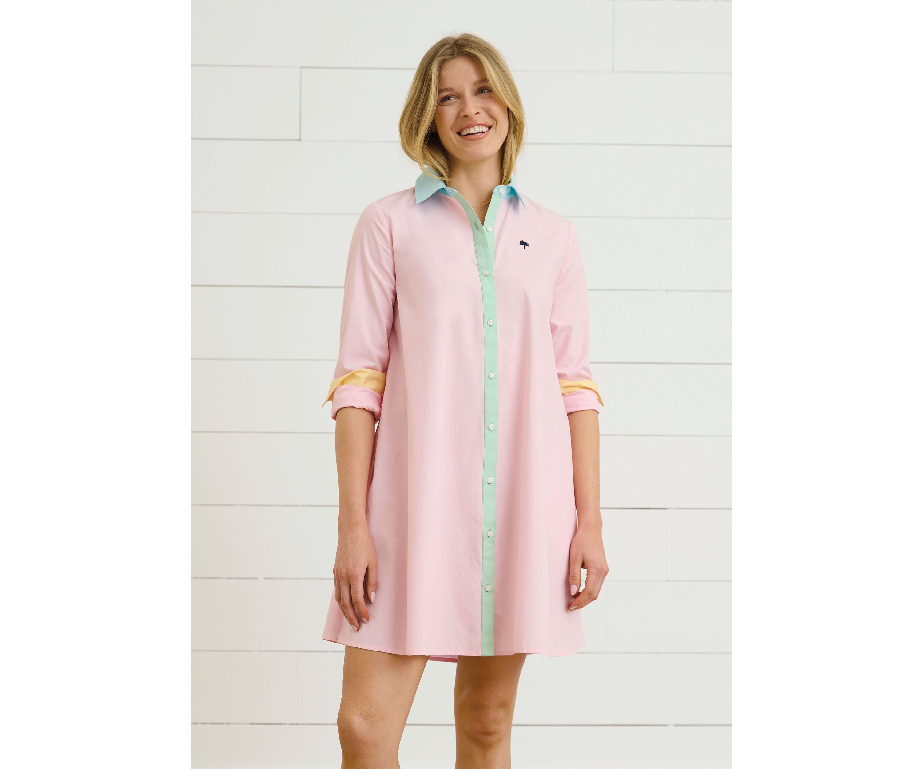 Sewing Down South x Crown & Ivy™ Murray Long Sleeve Shirtdress