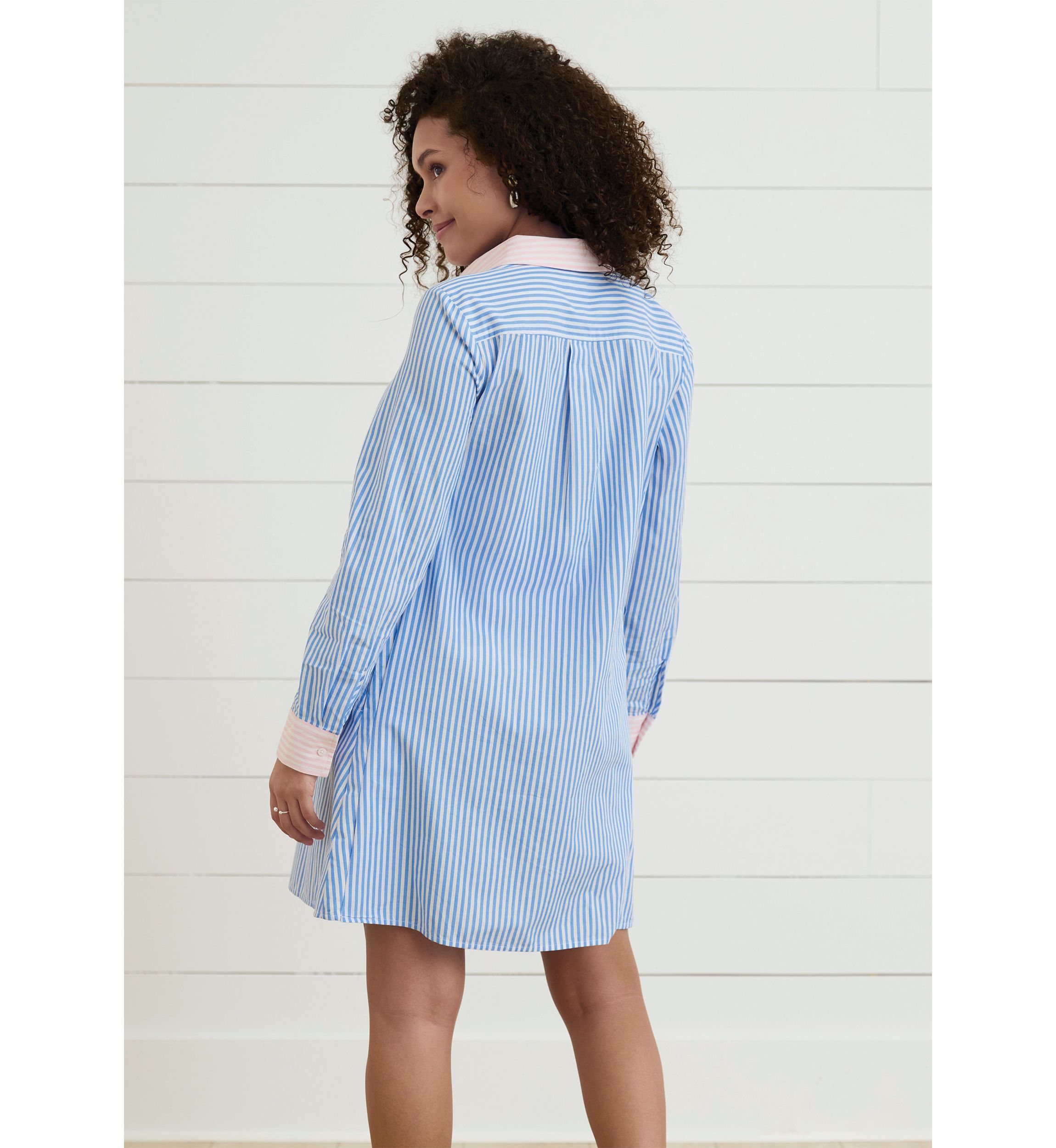 Sewing Down South x Crown & Ivy™ Murray Long Sleeve Shirtdress