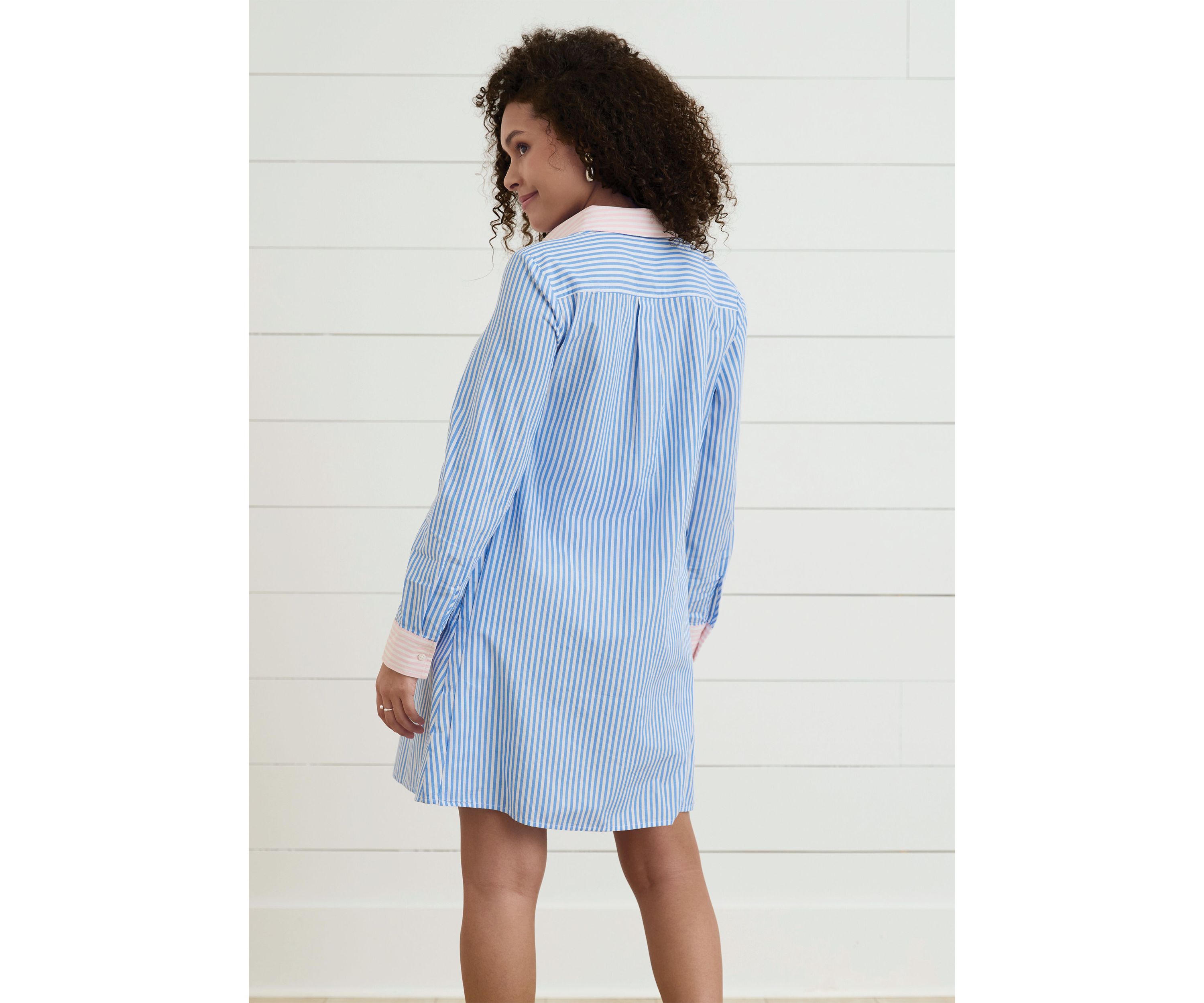 Sewing Down South x Crown & Ivy™ Murray Long Sleeve Shirtdress