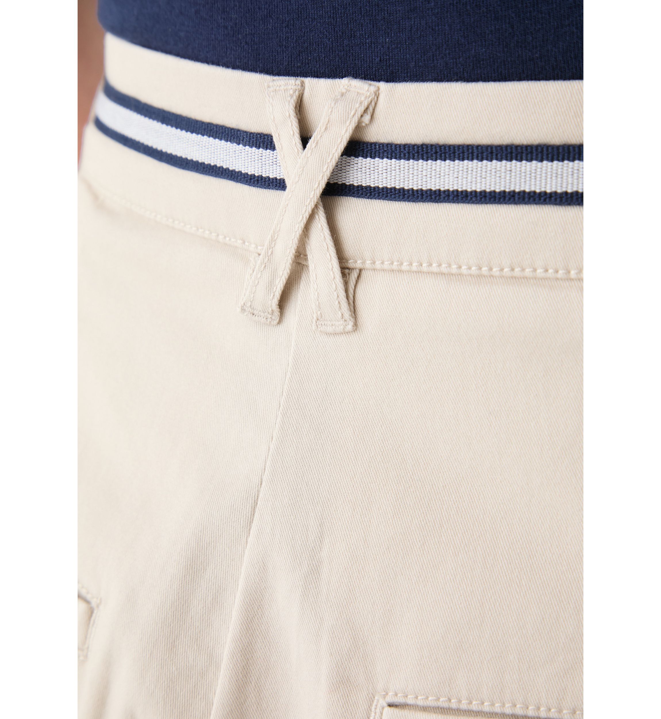 Womens High Rise Pleated Shorts