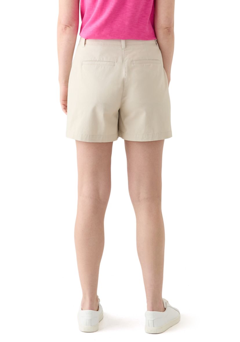 Womens Patch Pocket Chino Shorts