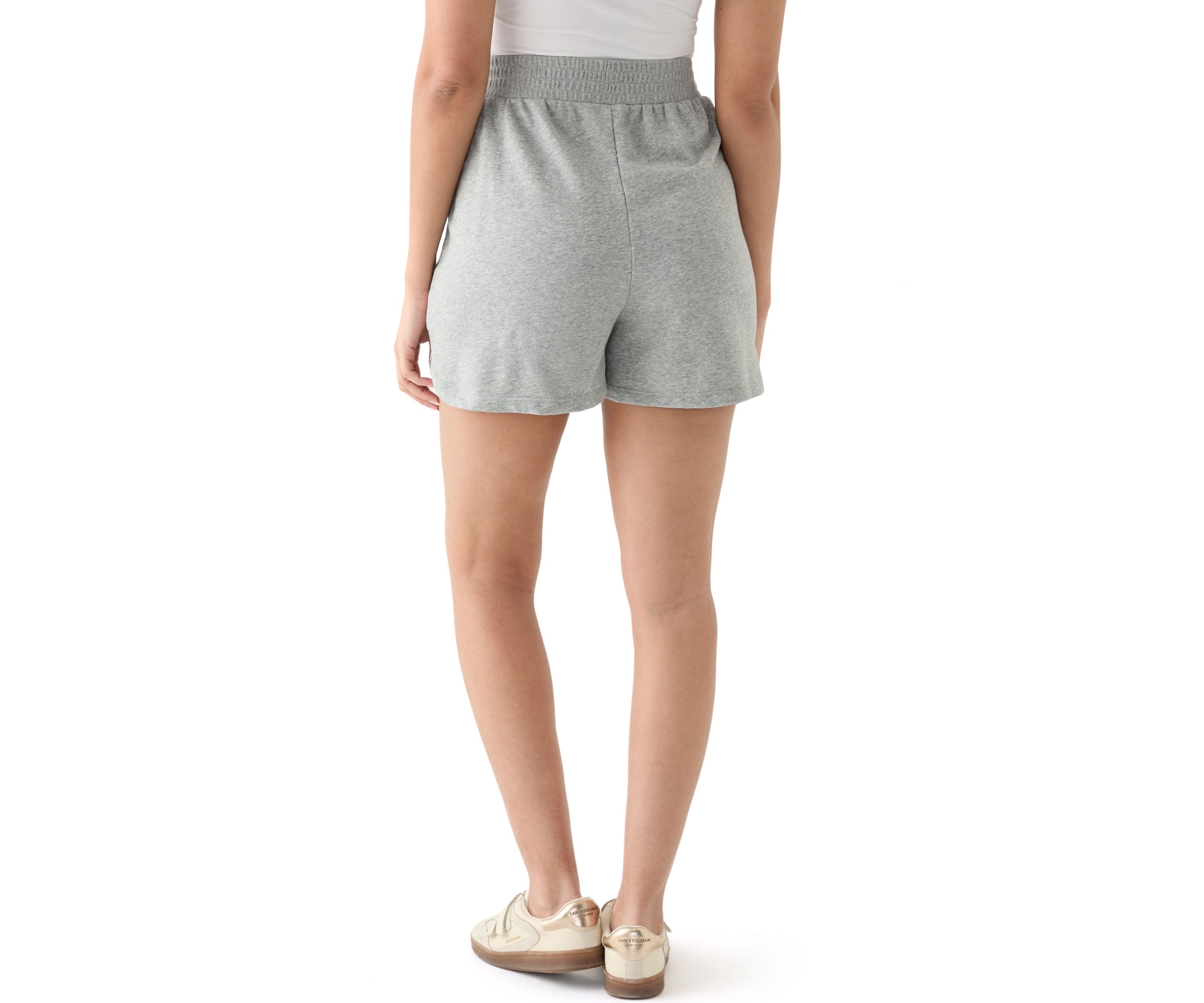 Womens Elastic Waist Shorts