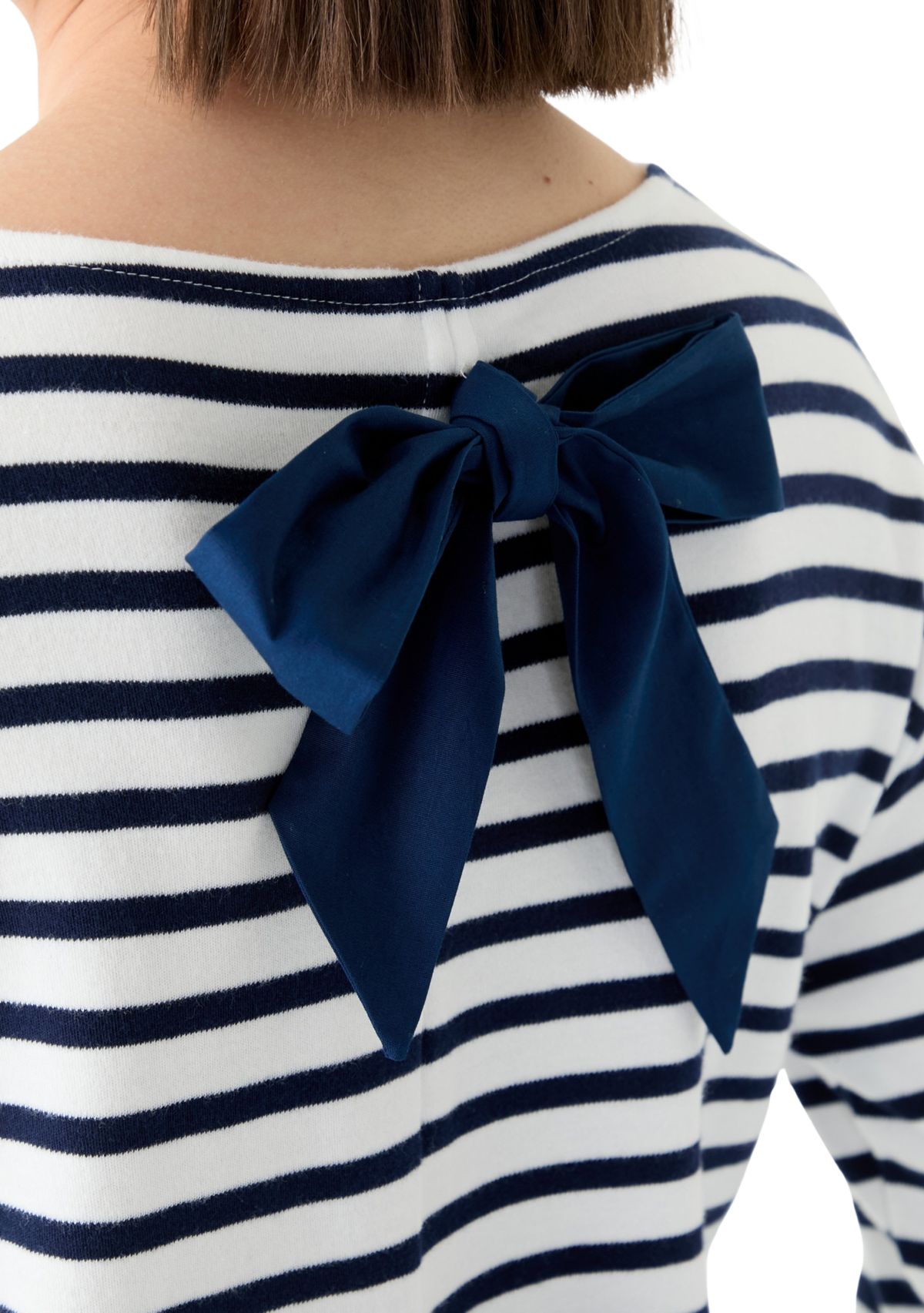 Womens Long Sleeve Striped T-Shirt 