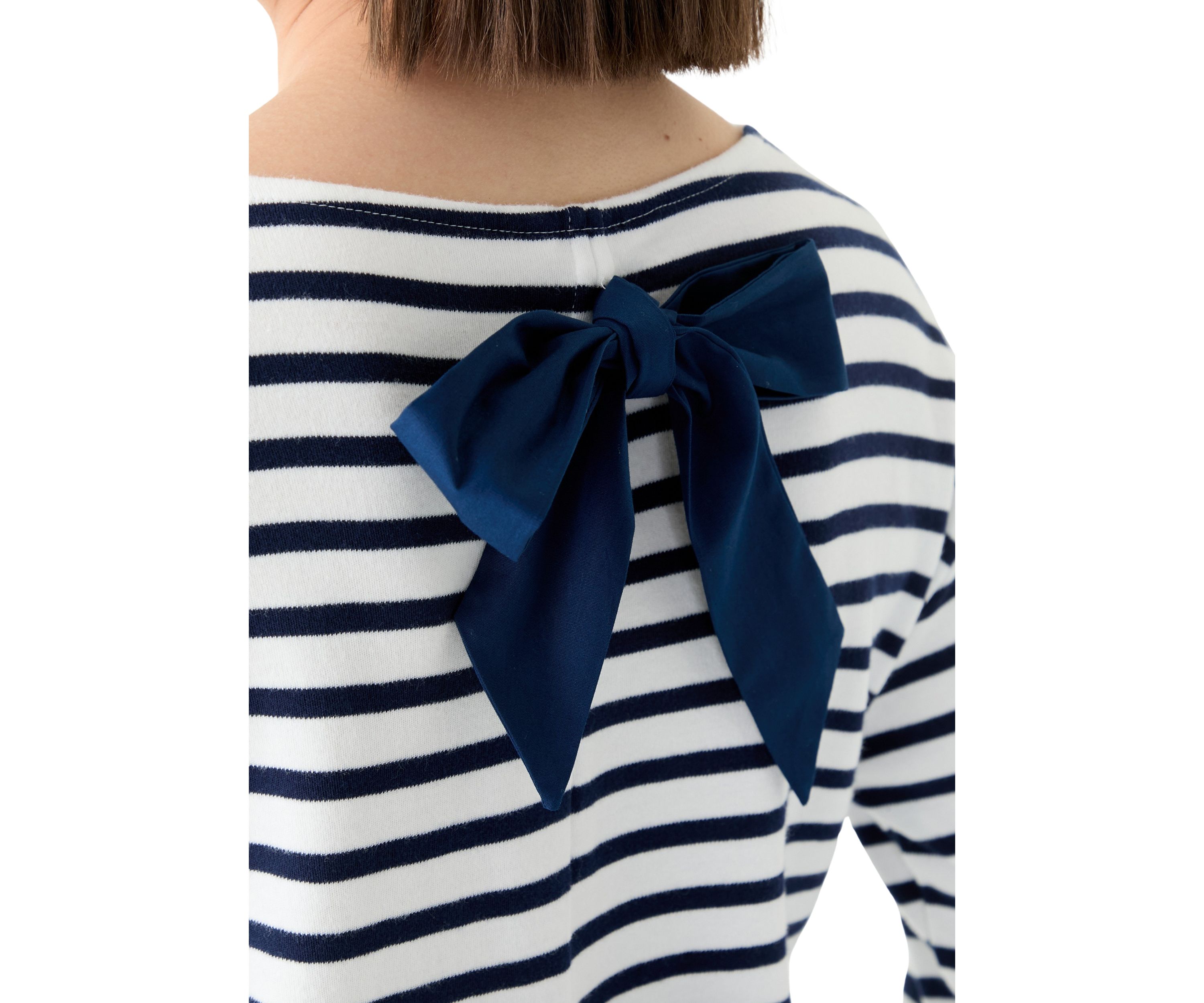 Womens Long Sleeve Striped T-Shirt 