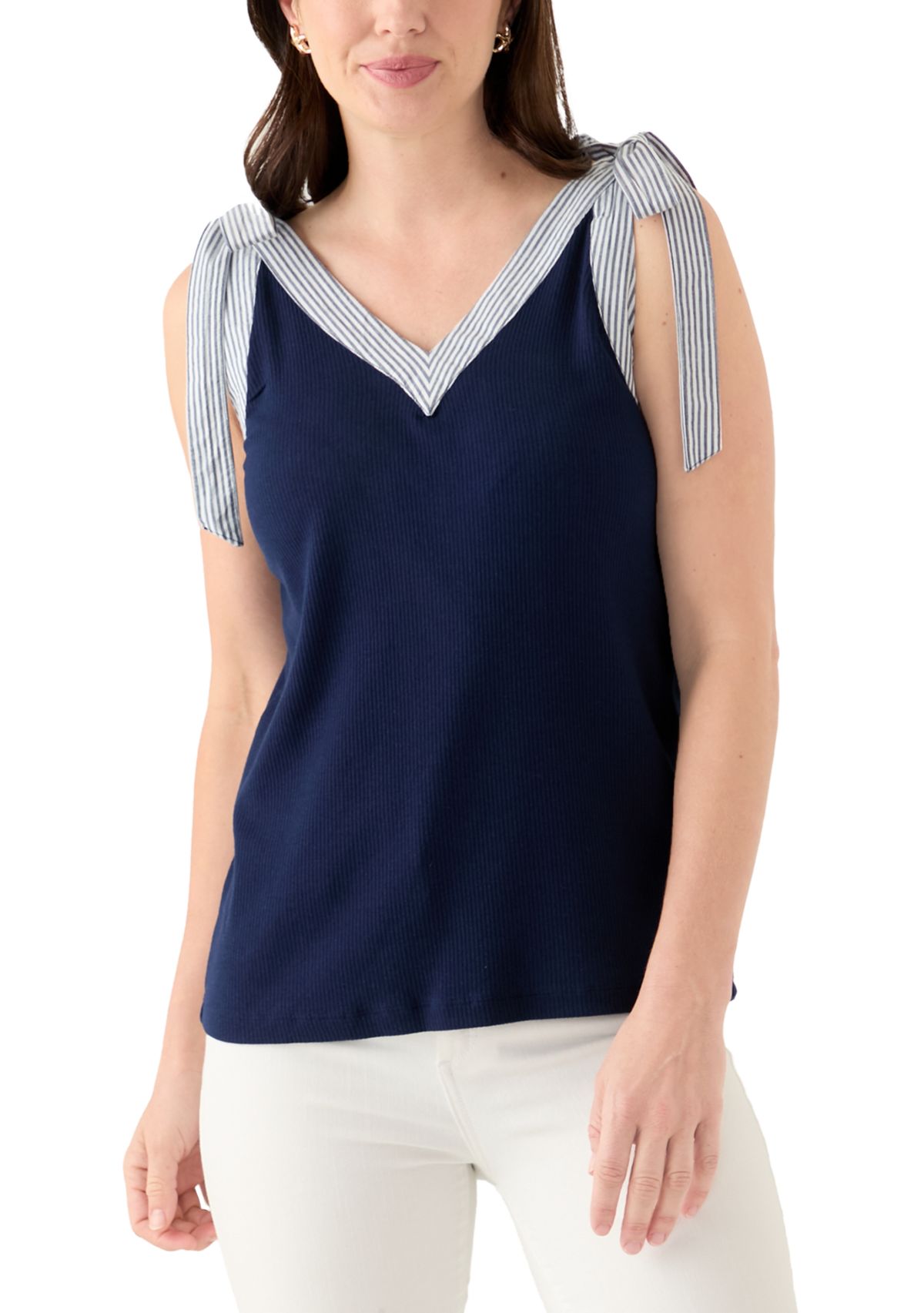 Womens Bow Strap Tank Top