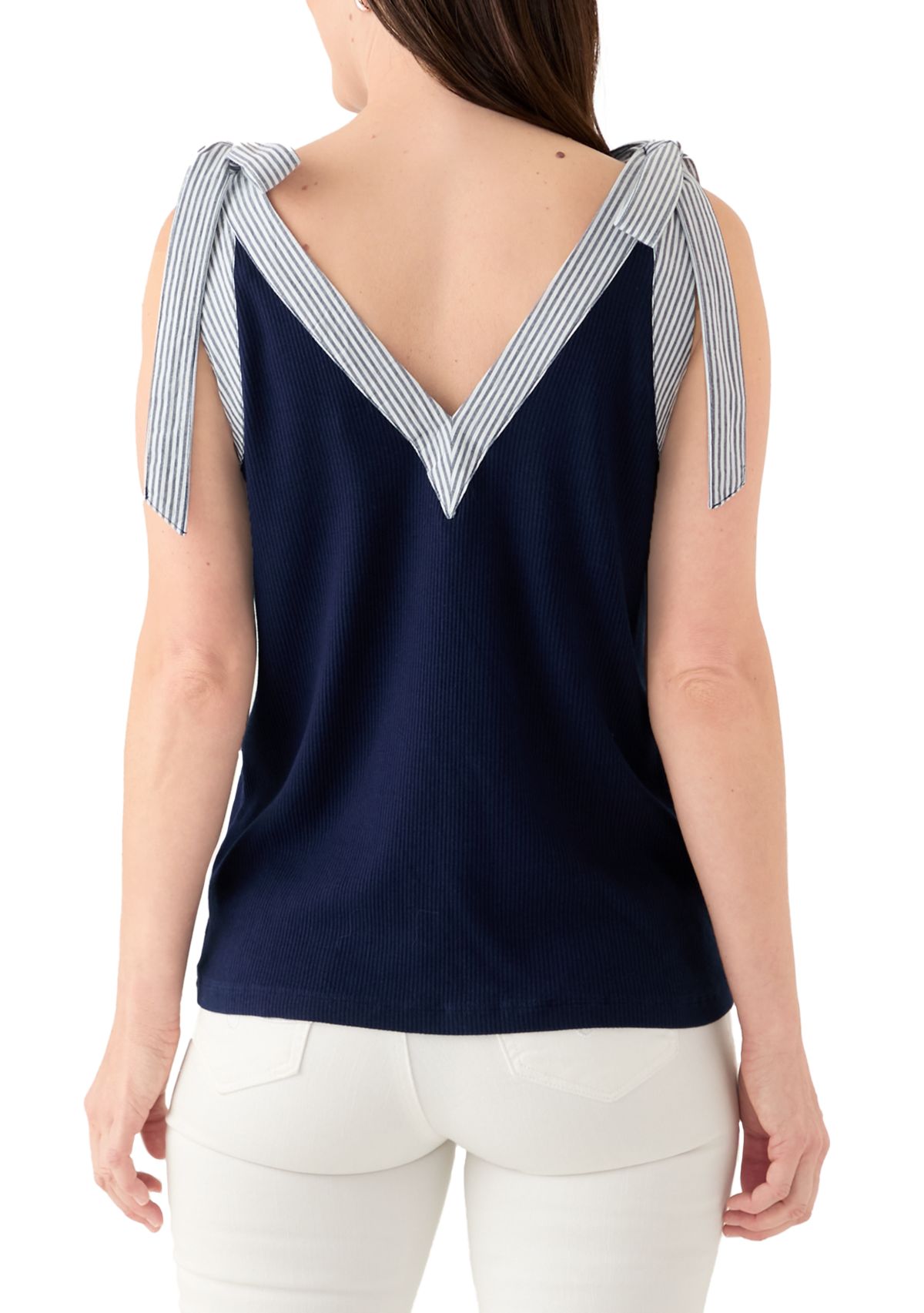 Womens Bow Strap Tank Top