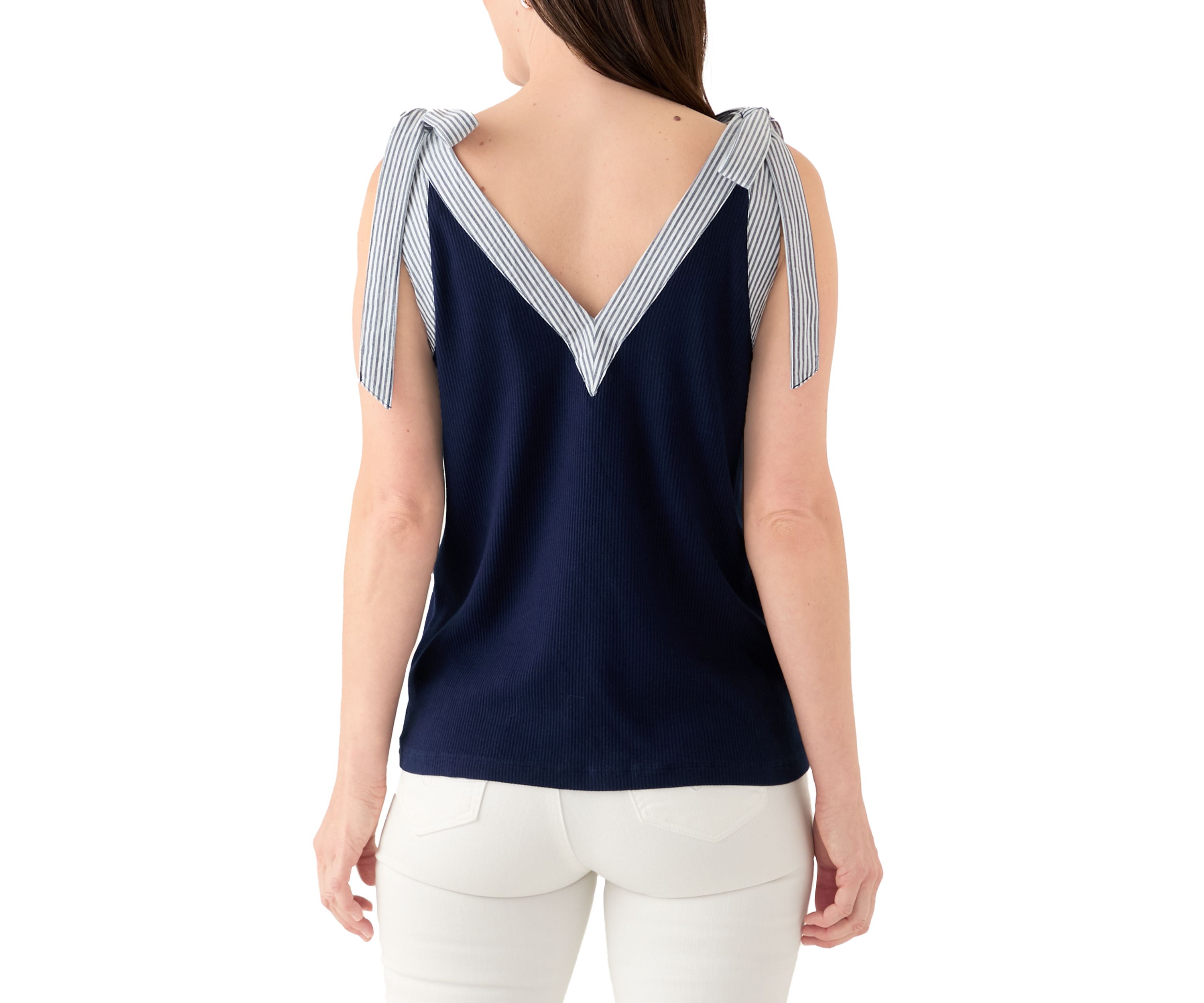 Womens Bow Strap Tank Top