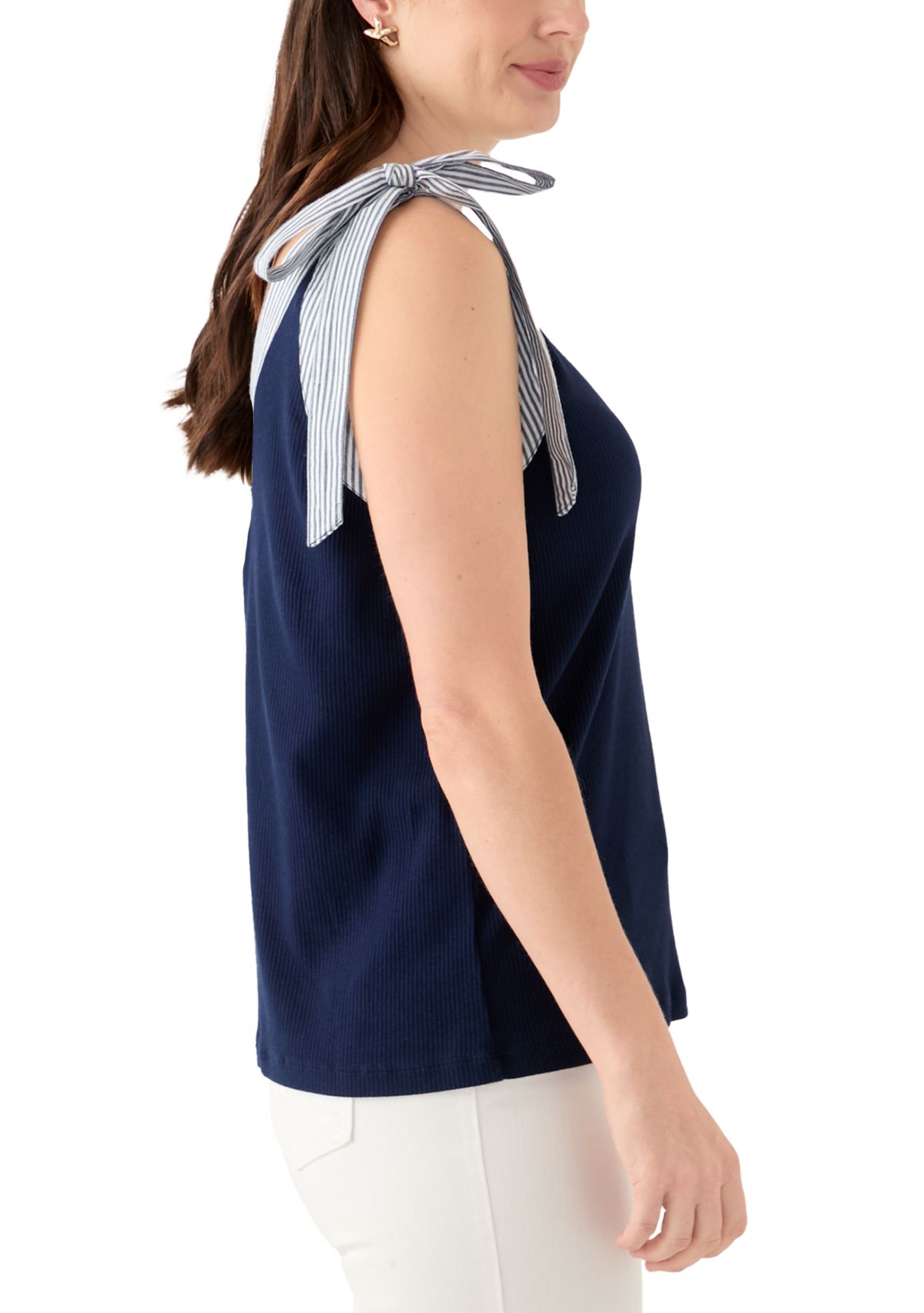 Womens Bow Strap Tank Top