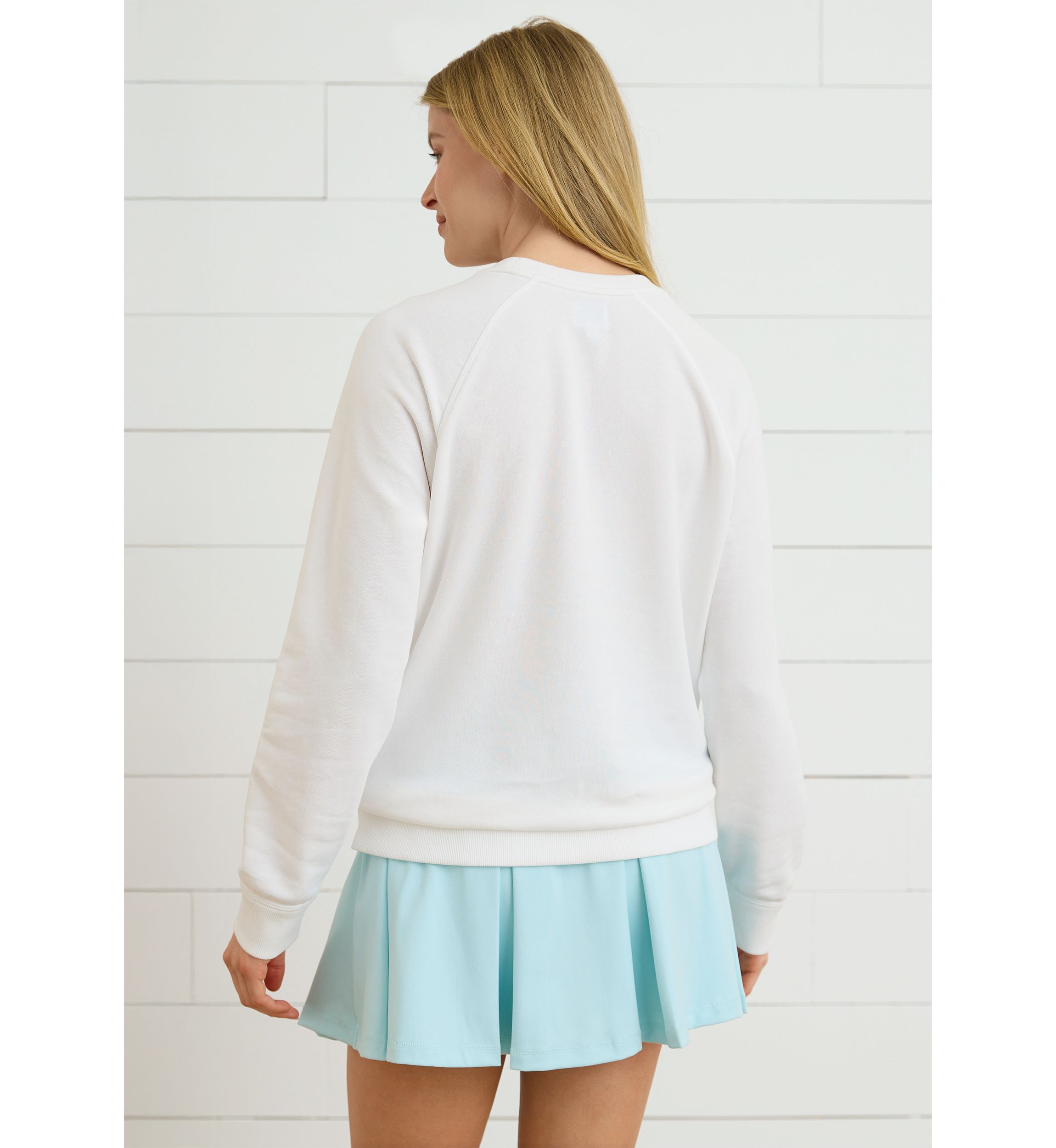 Sewing Down South x Crown & Ivy™ Sarah Graphic Crew Neck Sweatshirt