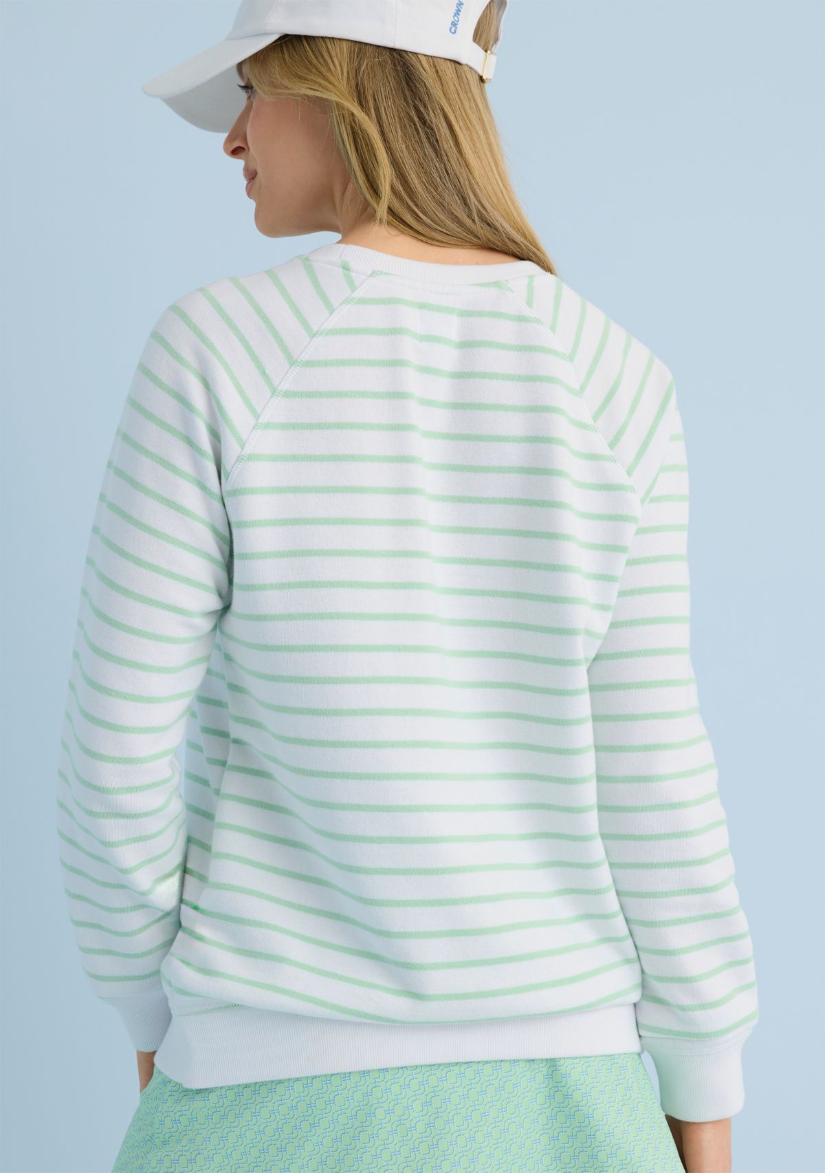 Sewing Down South x Crown & Ivy™ Sarah Graphic Crew Neck Sweatshirt