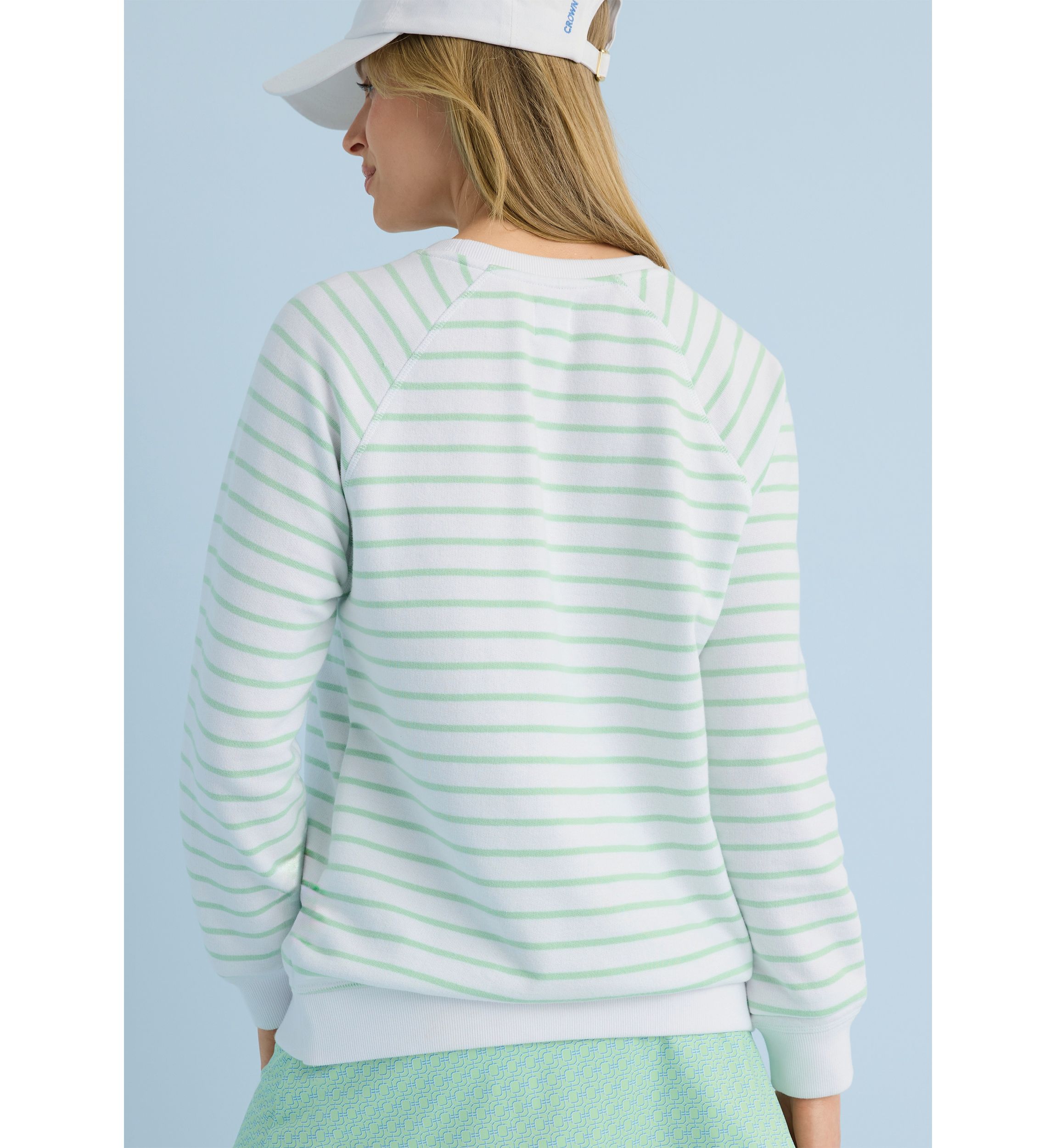 Sewing Down South x Crown & Ivy™ Sarah Graphic Crew Neck Sweatshirt
