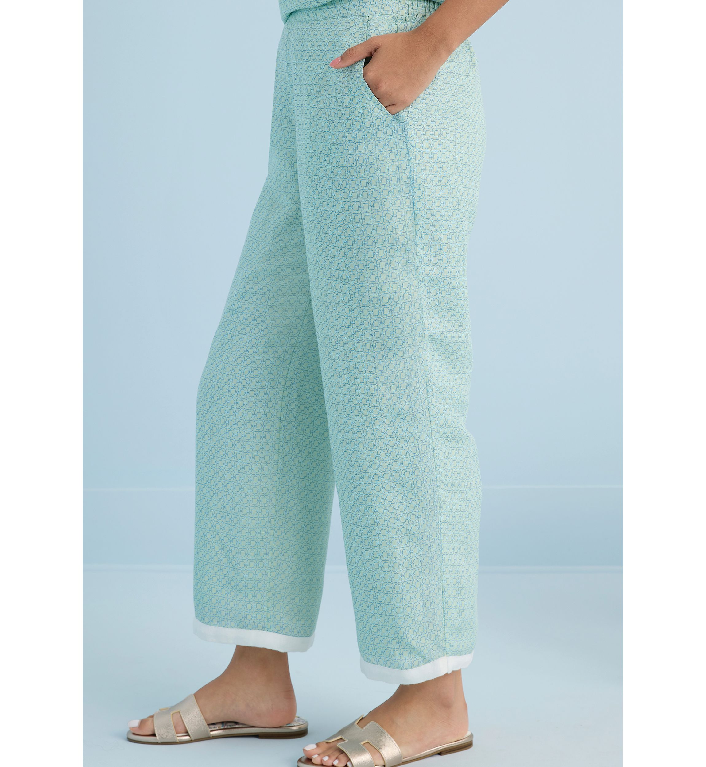 Sewing Down South x Crown & Ivy™ Courtney Printed Pull On Pants