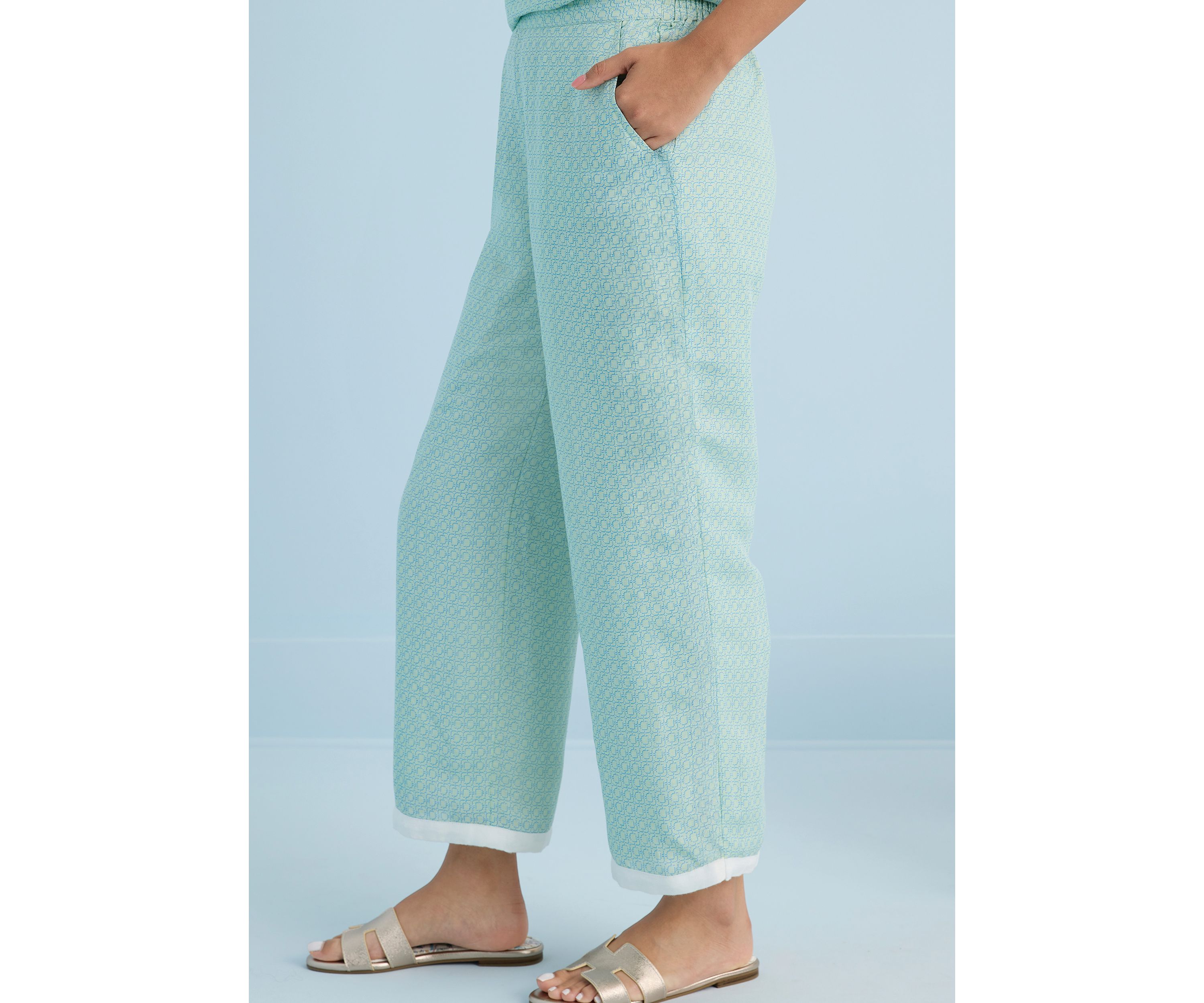 Sewing Down South x Crown & Ivy™ Courtney Printed Pull On Pants