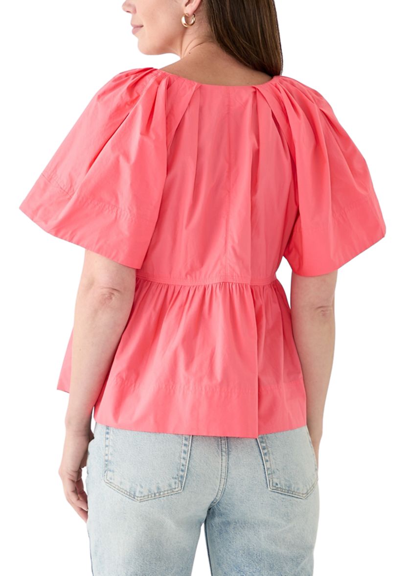 Womens Pleat Shoulder Top 