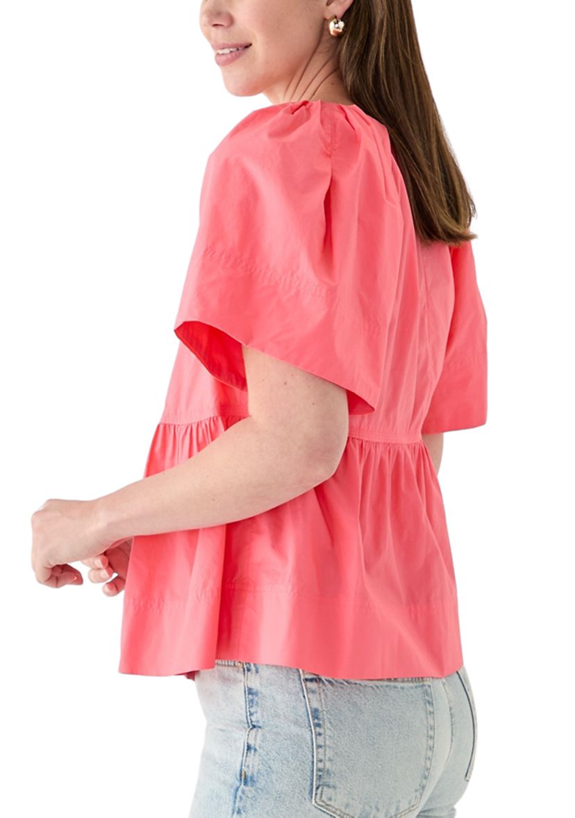 Womens Pleat Shoulder Top 