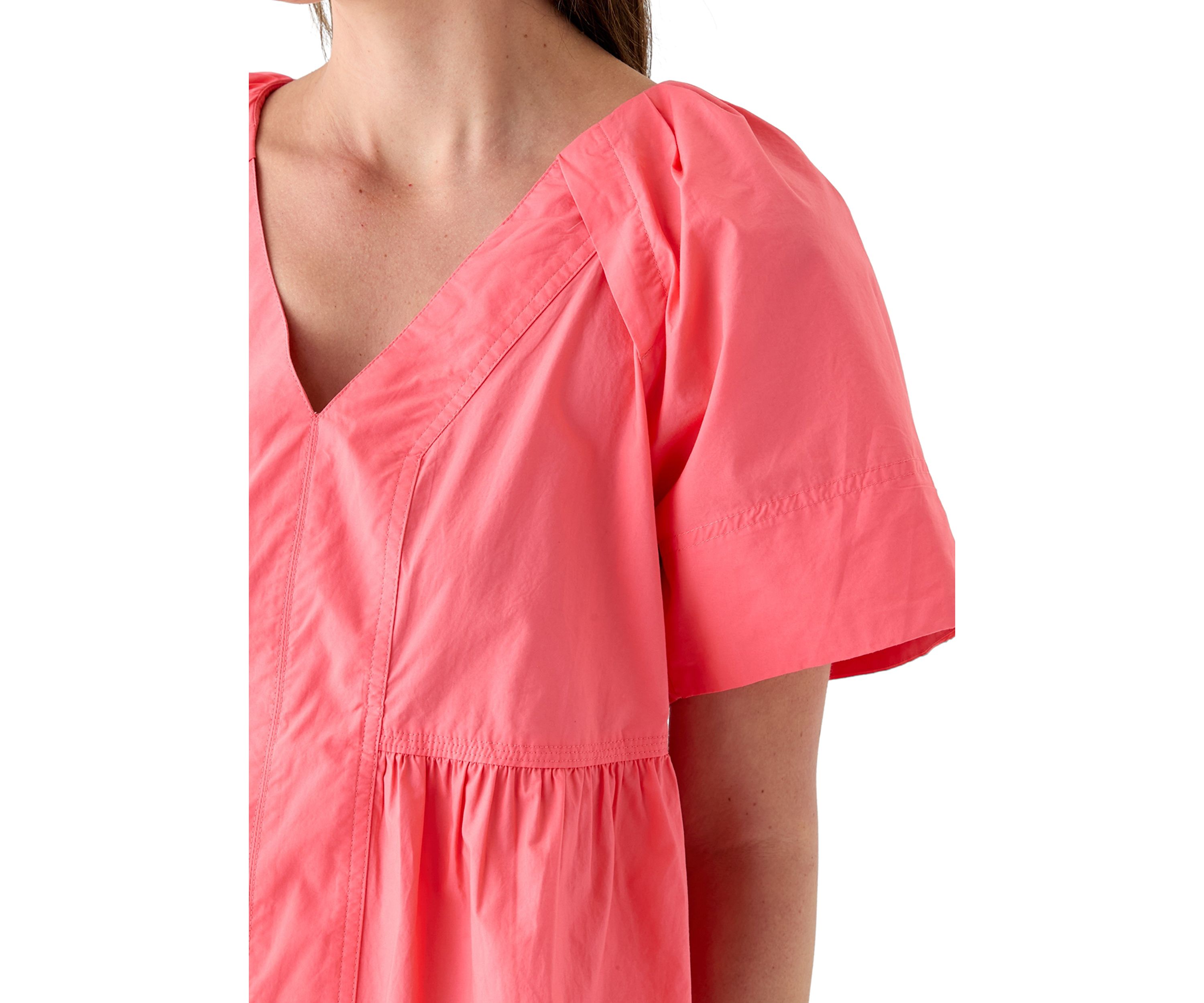 Womens Pleat Shoulder Top 