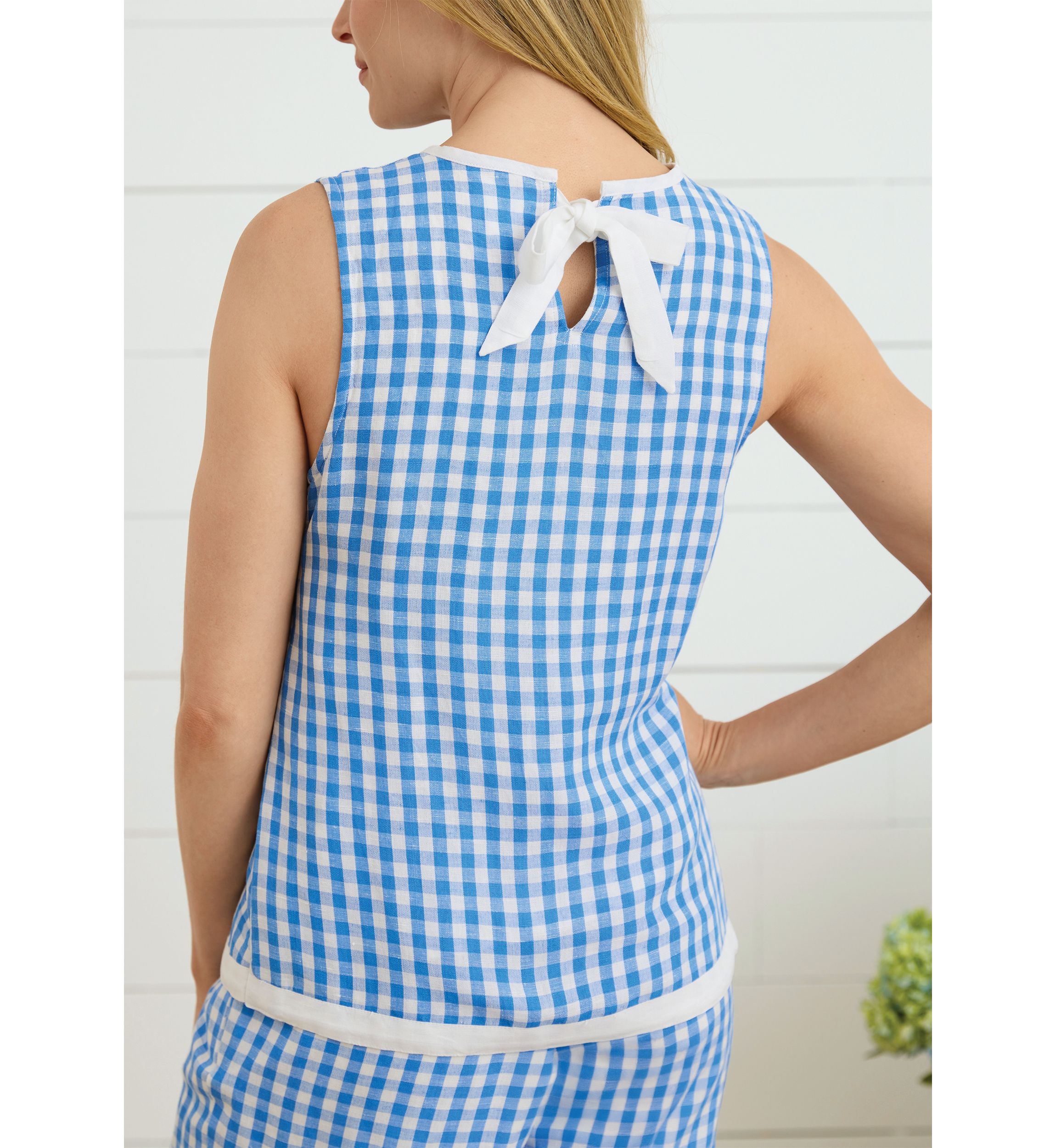 Sewing Down South x Crown & Ivy™ Courtney Sleeveless Printed Top