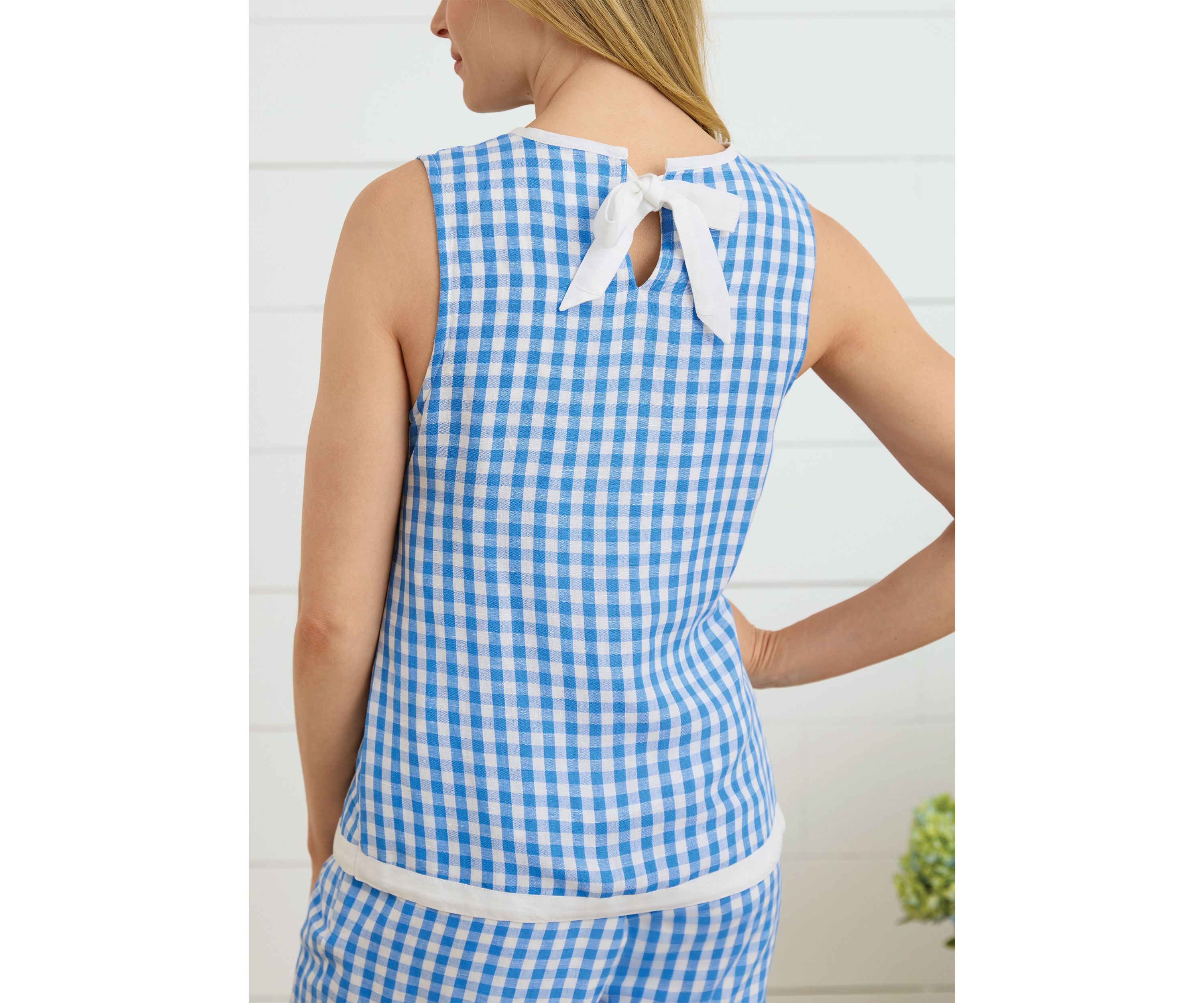 Sewing Down South x Crown & Ivy™ Courtney Sleeveless Printed Top