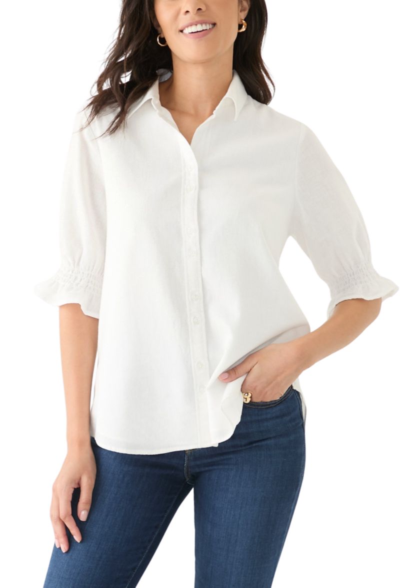Womens Linen Top
