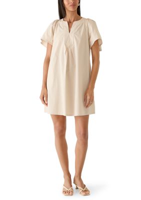 Crown & Ivy Women's Split Neck Dress