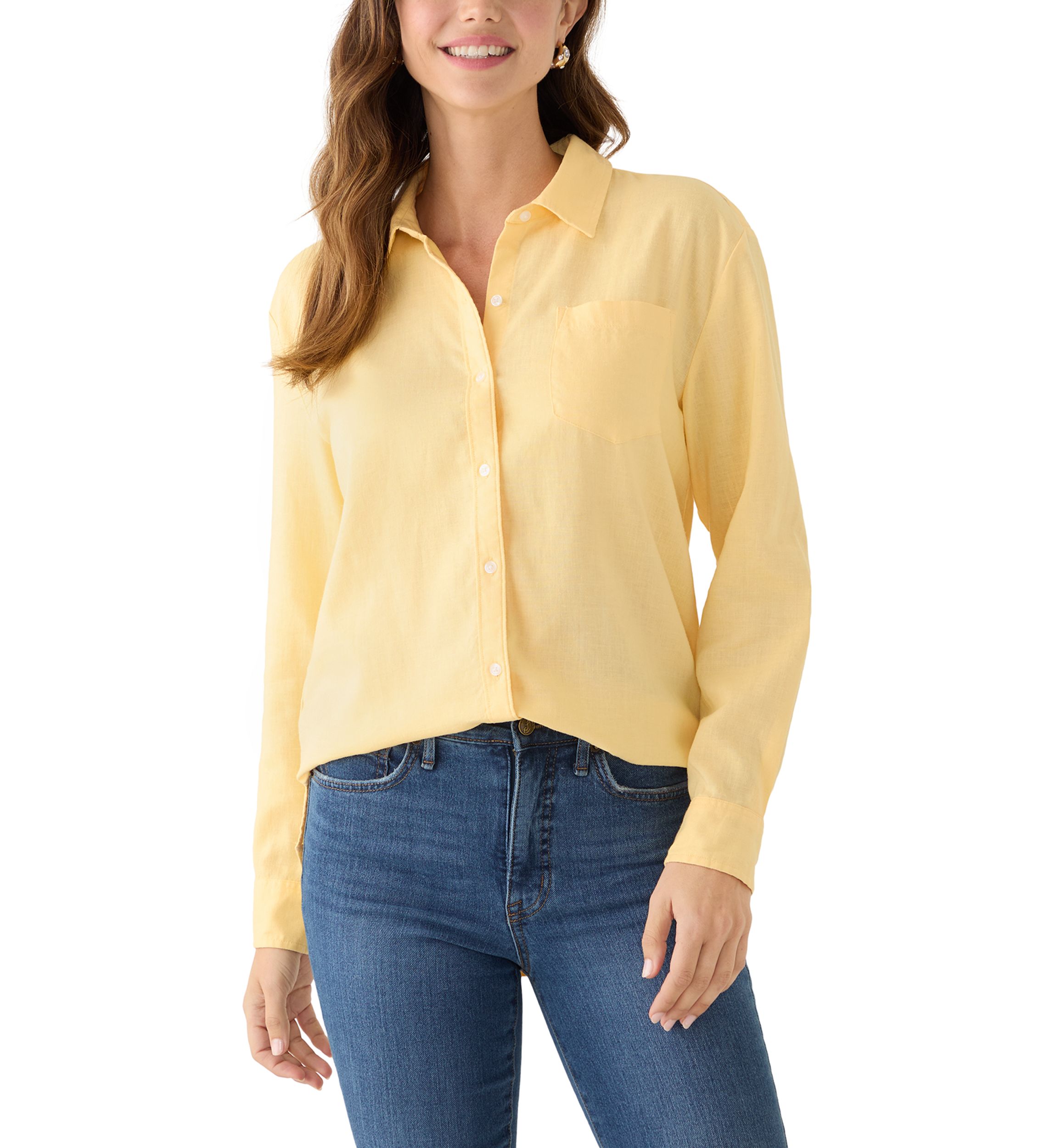 chinese dress ladies Mavi Women's Long Sleeve Button-Up Shirt In Blue Stripe – Mavi Jeans