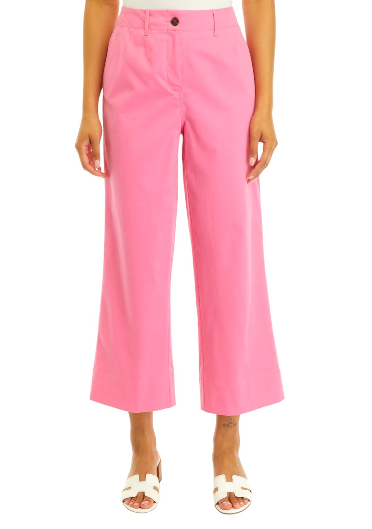 Petite Cropped Chino Pants