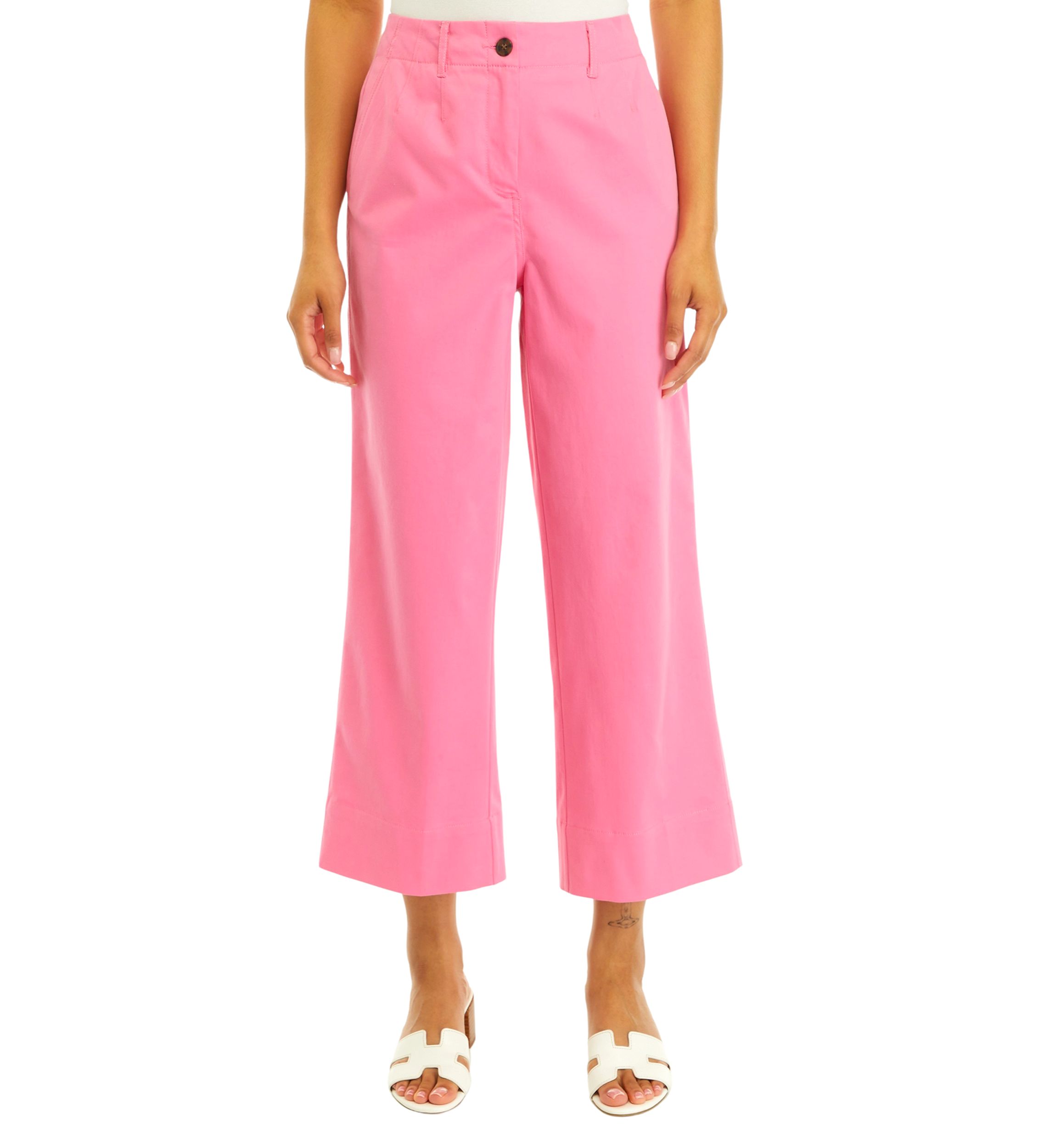 Petite Cropped Chino Pants