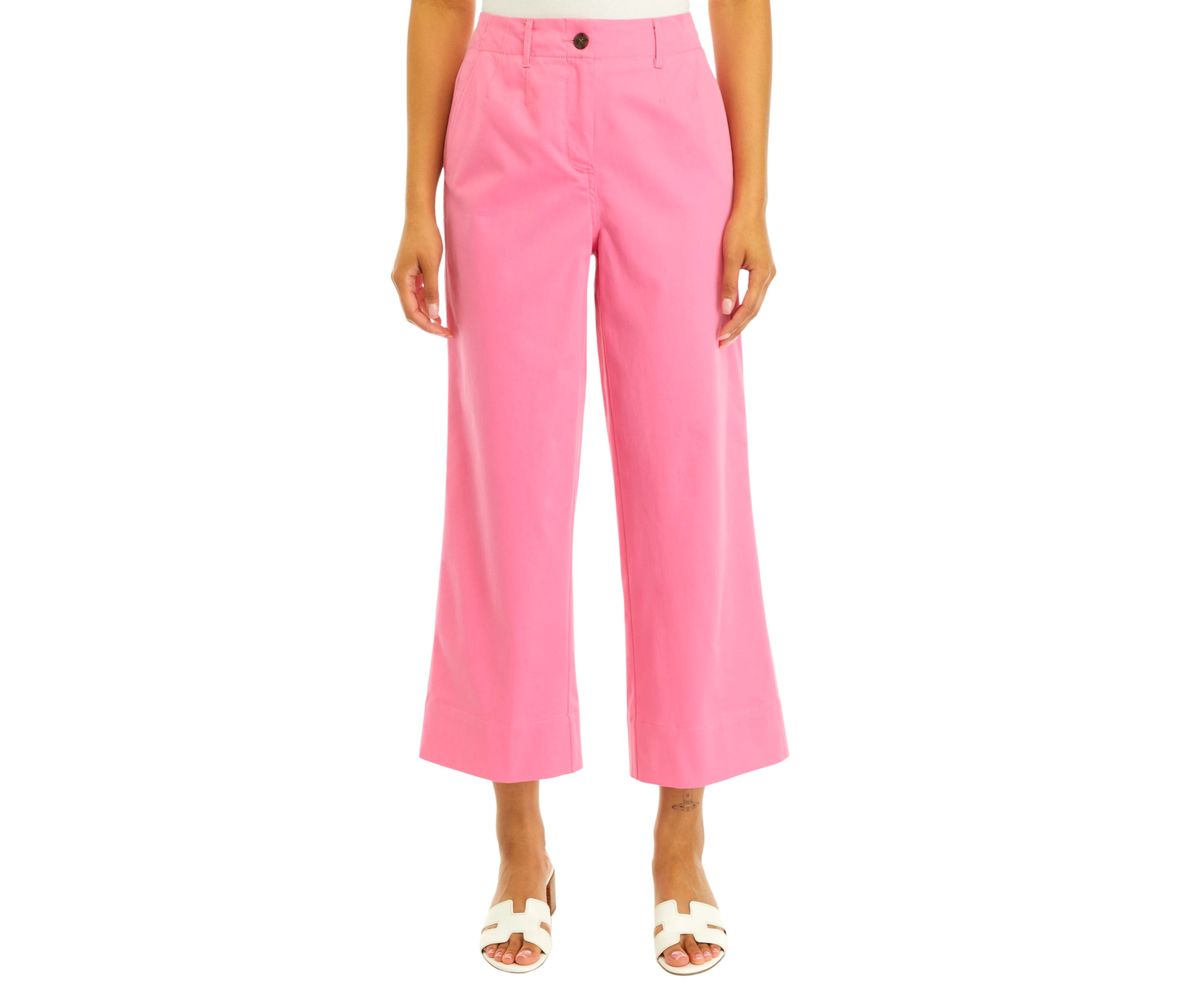 Petite Cropped Chino Pants