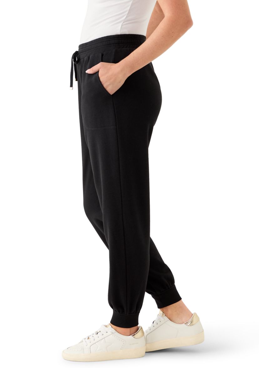 Petite Terry Jogger Solid Pants