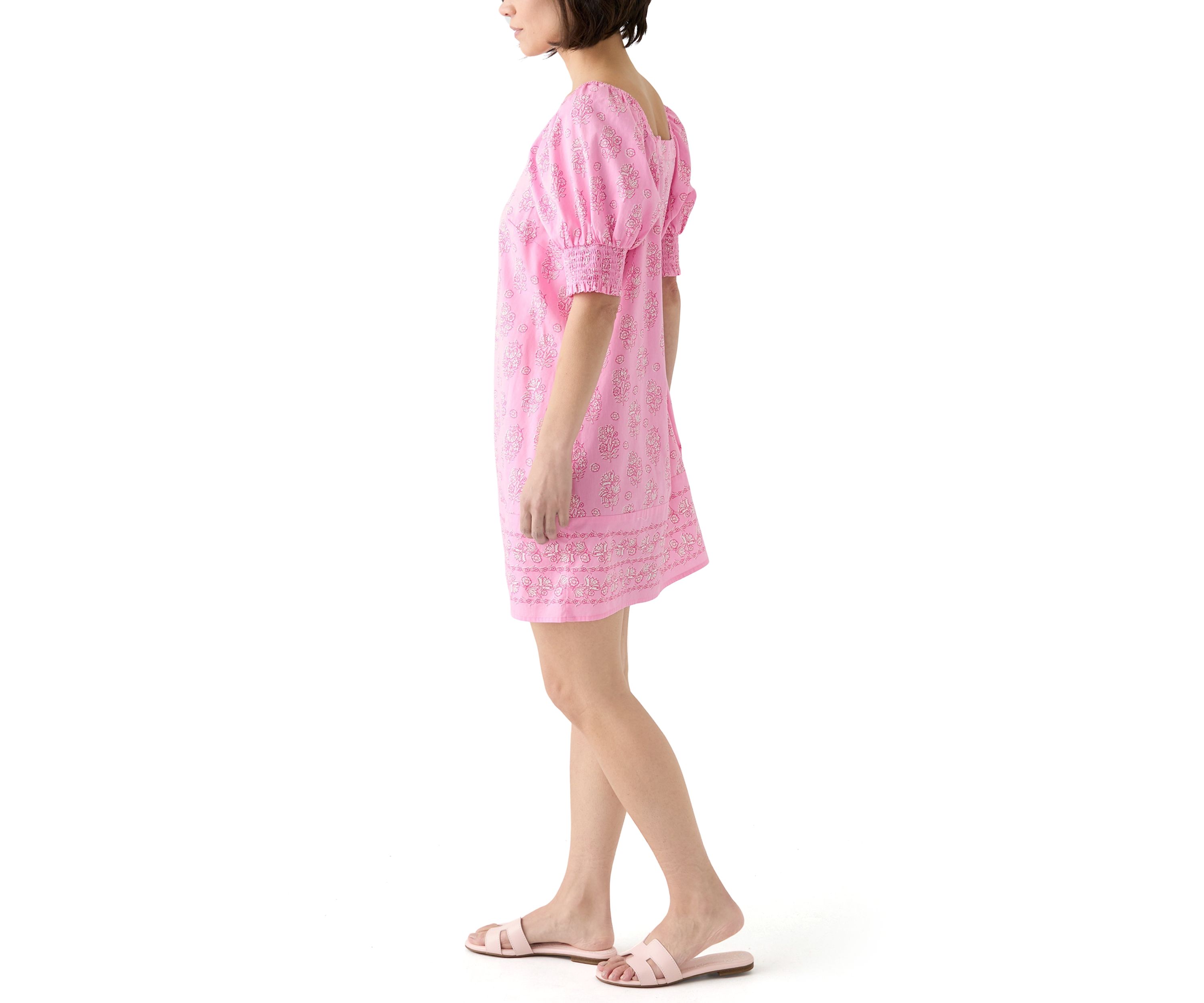 Petite Short Sleeve Shift Dress