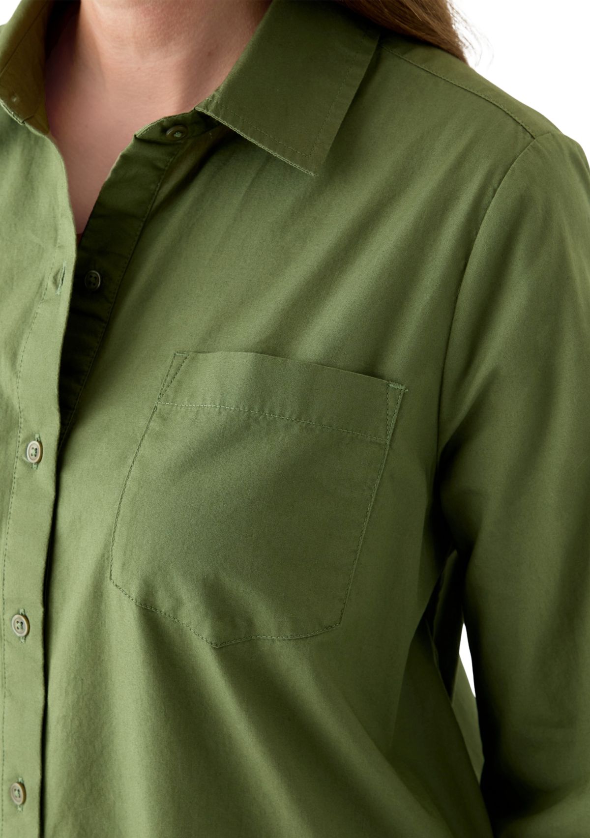 Petite Flounce Shirtdress