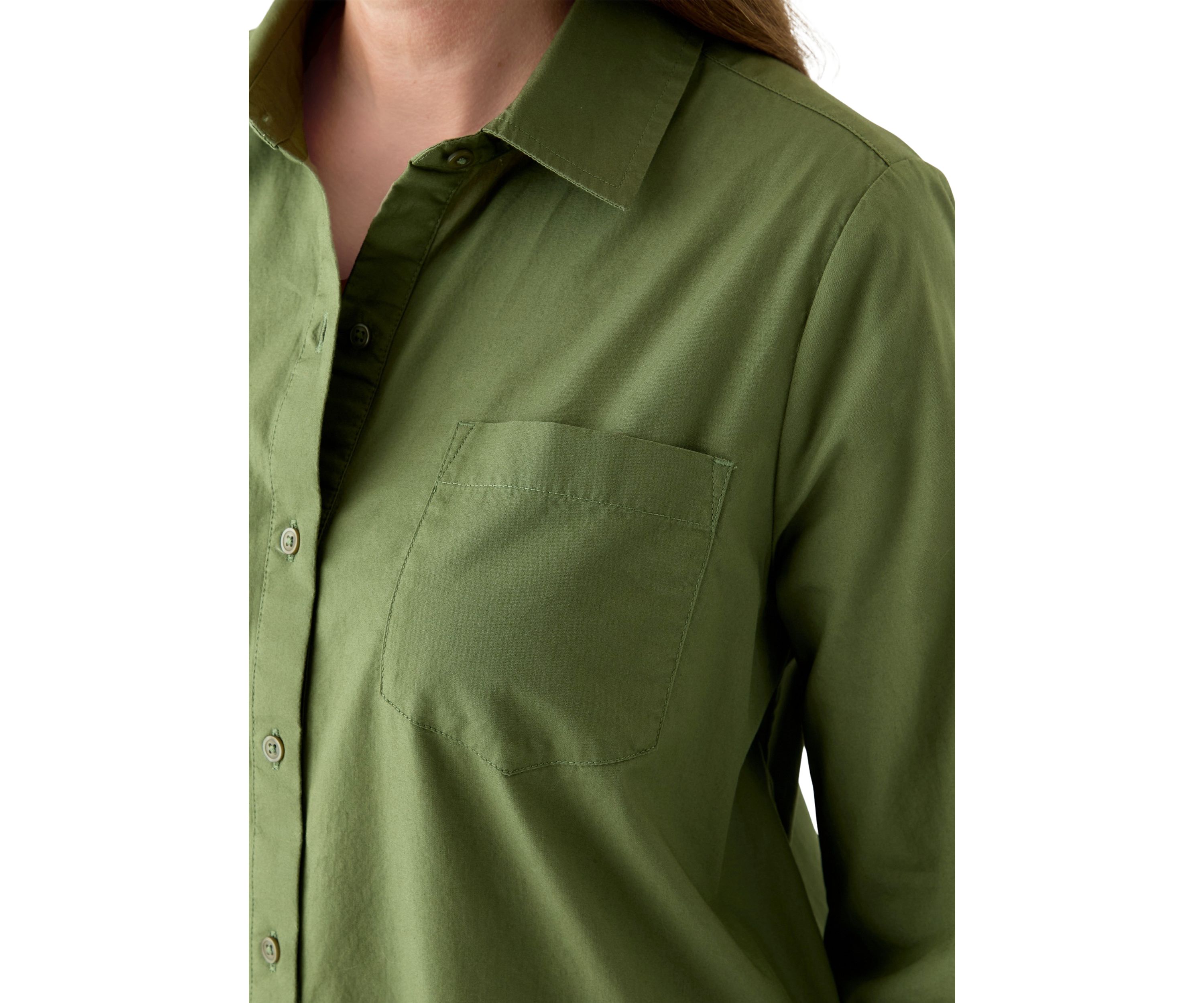 Petite Flounce Shirtdress