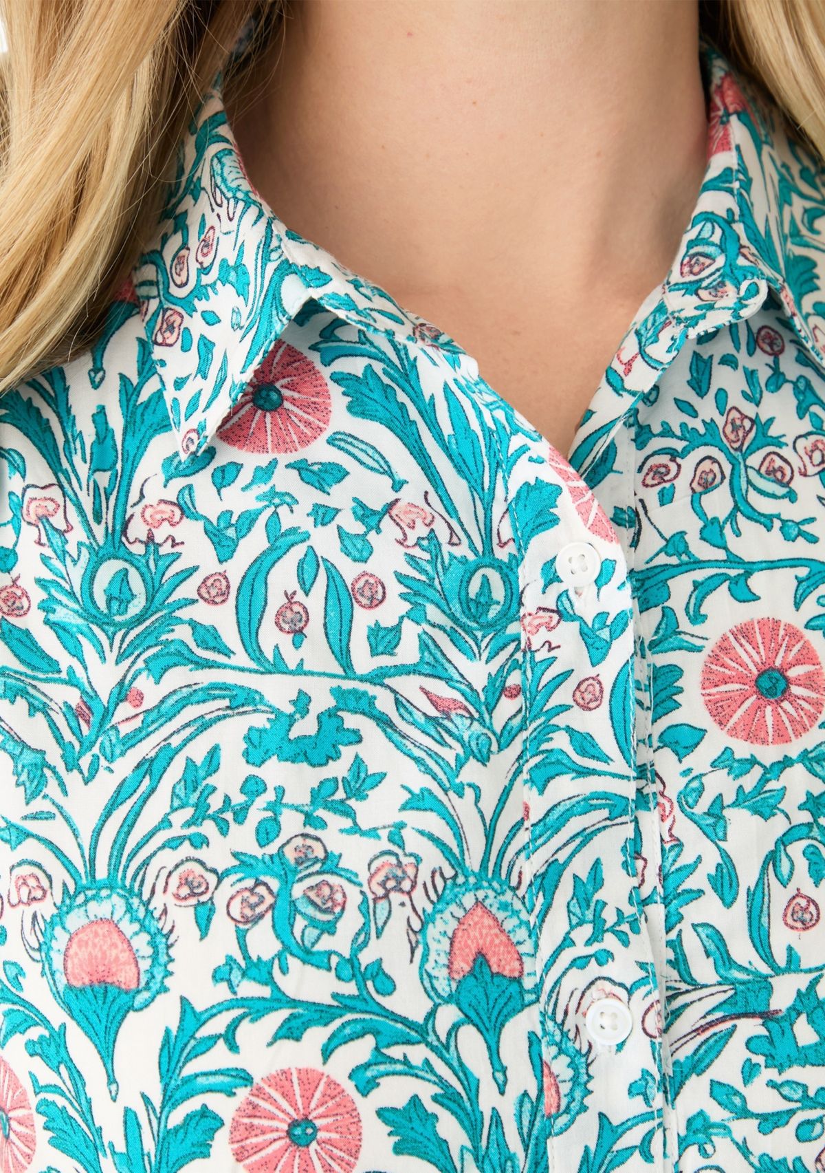 Petite Printed Midi Dress