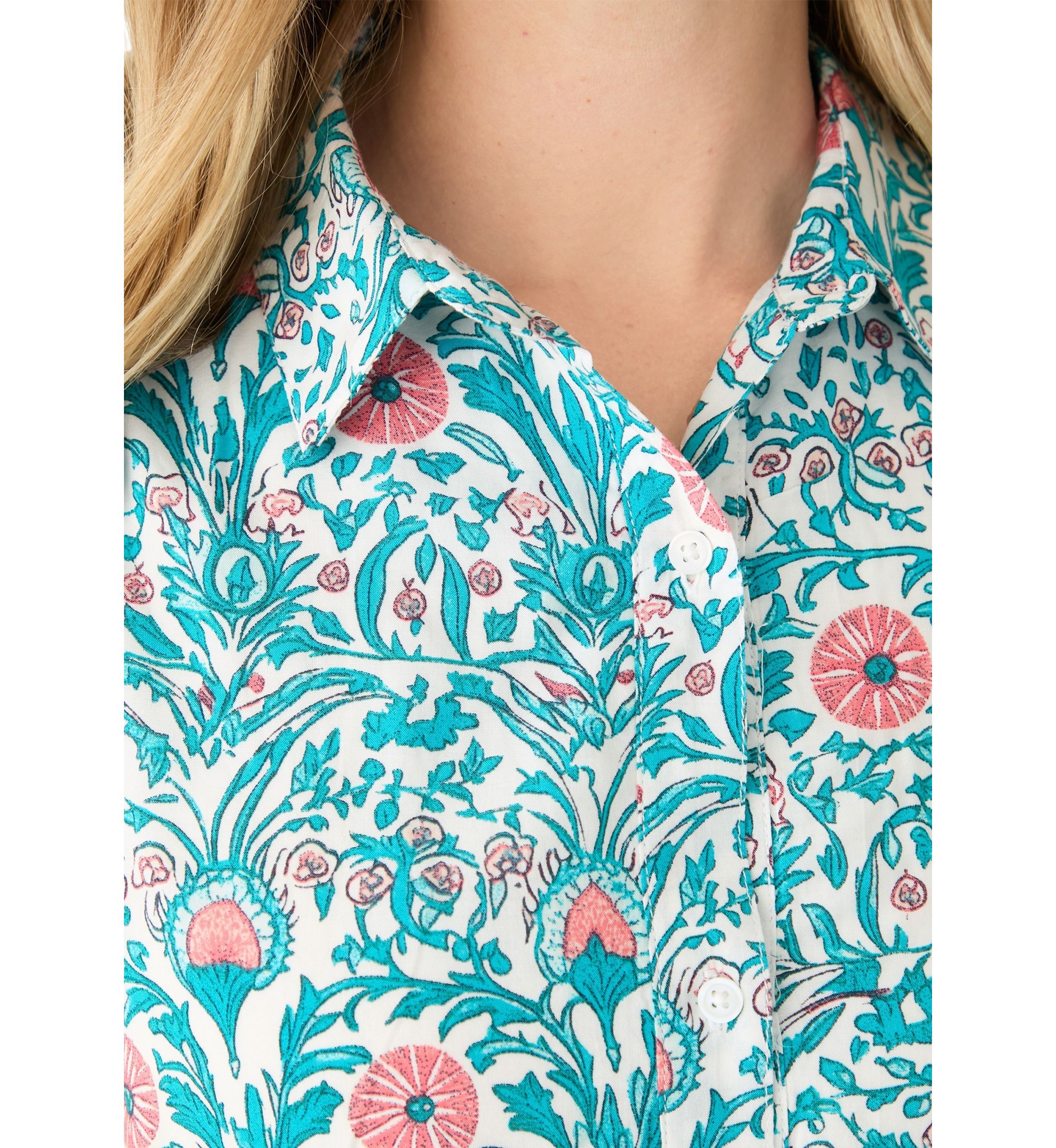 Petite Printed Midi Dress