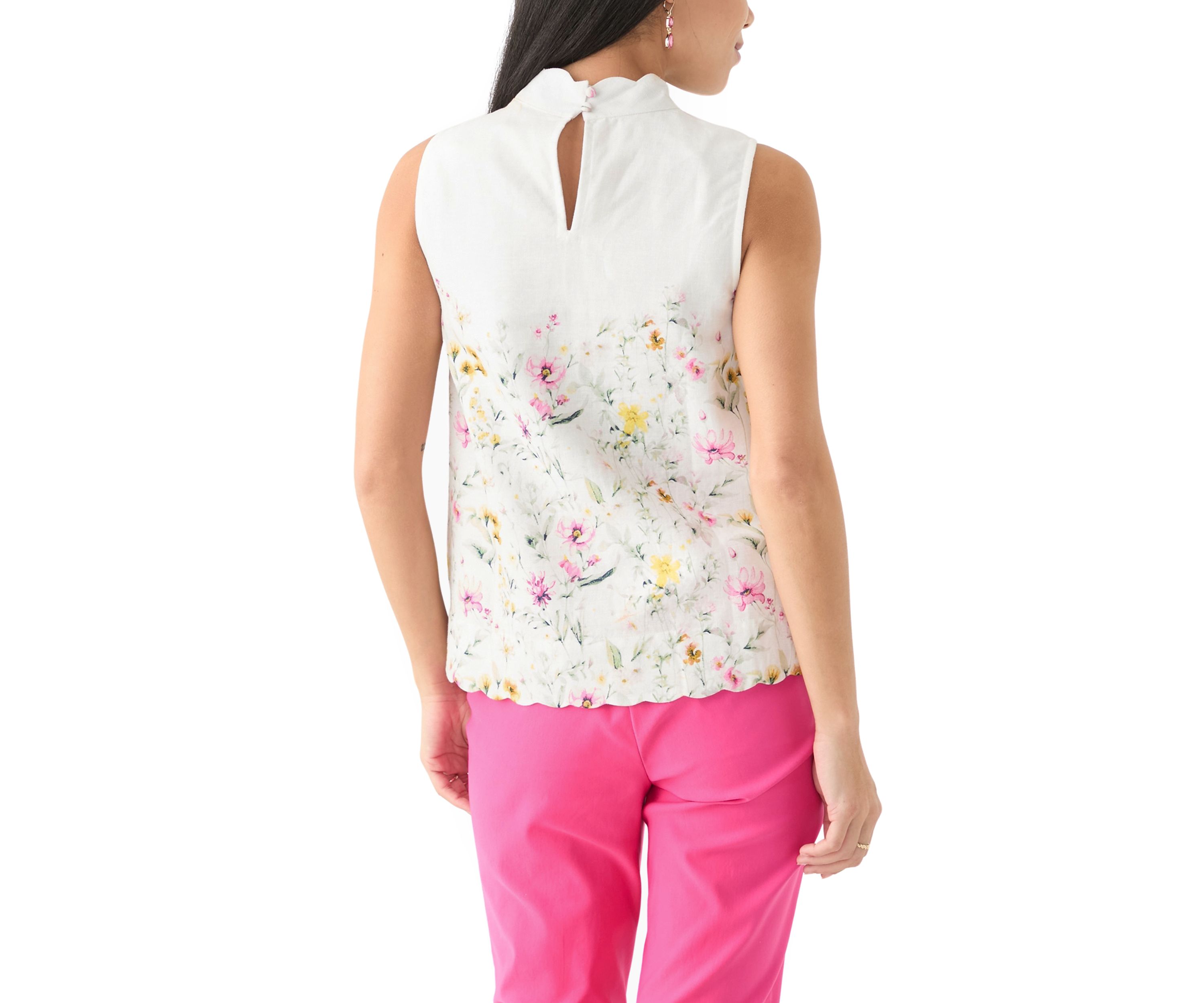 Petite Scalloped Tank Top