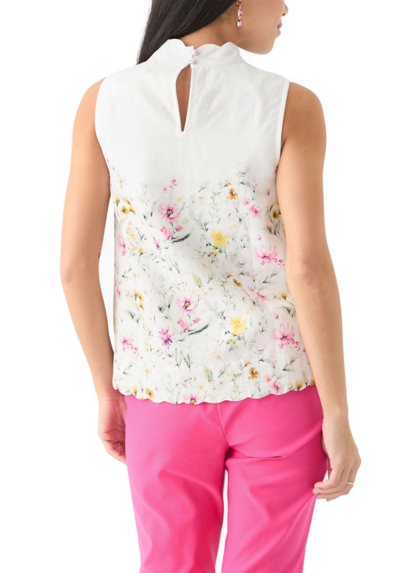 Petite Scalloped Tank Top