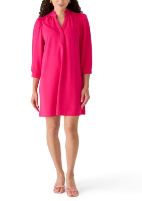 Crown & Ivy Women's Petite Jacquard Knit Dress