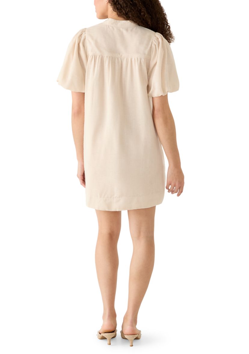 Crown & Ivy Petite Button Front A-Line Dress | Belk