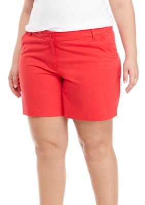 Crown & Ivy™ Plus Size 5 Inch Caroline Shorts | belk