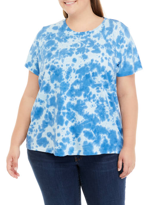 Crown & Ivy™ Plus Size Short Sleeve T-Shirt