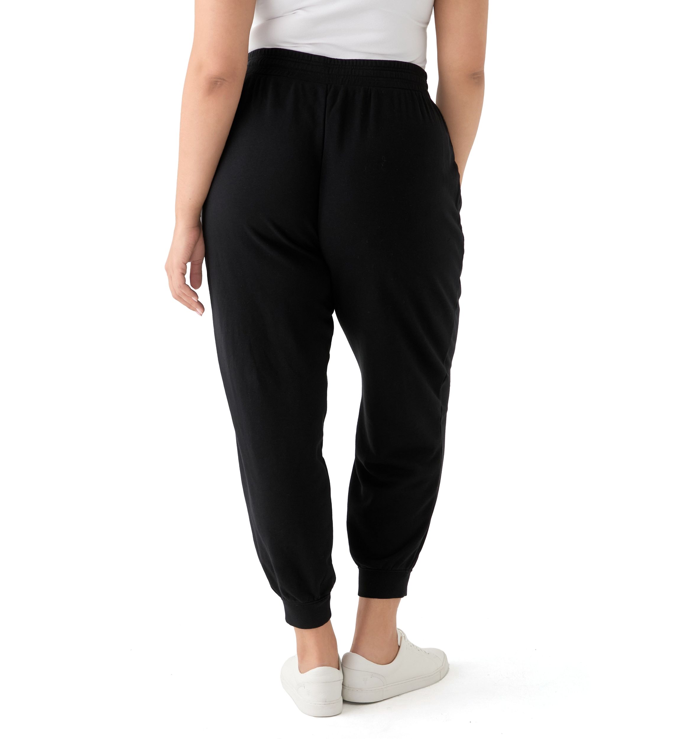 Plus Size Terry Jogger Pants